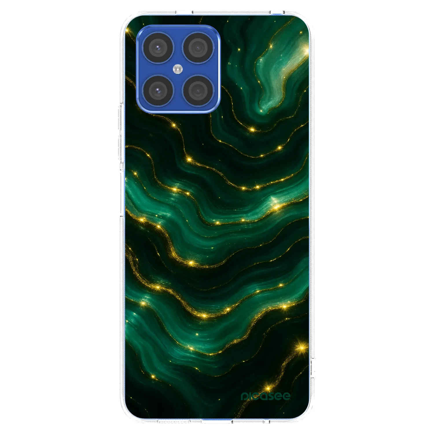 Picasee átlátszó szilikon tok az alábbi mobiltelefonokra Honor X8 4G - Emerald
