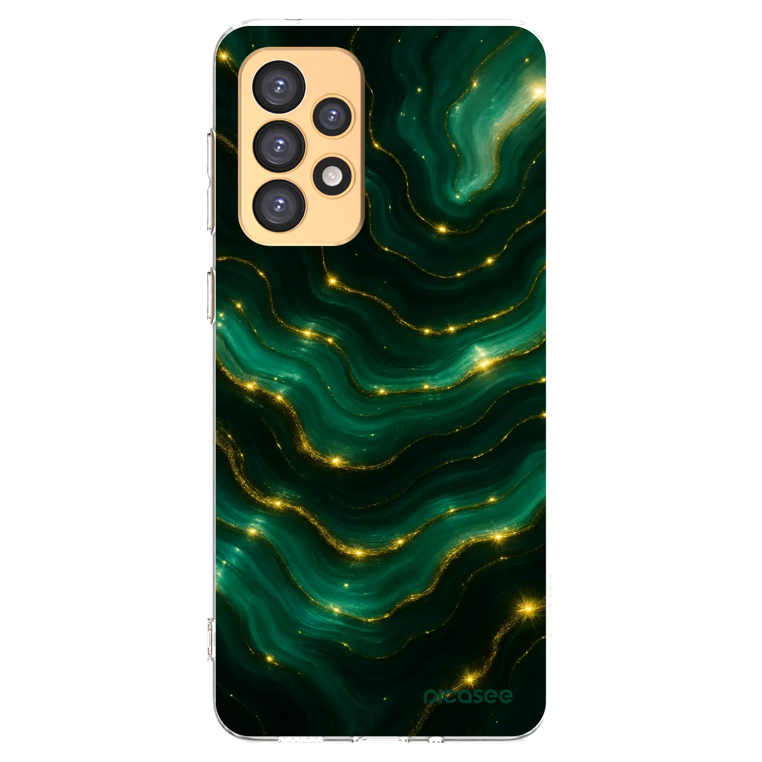 Picasee átlátszó szilikon tok az alábbi mobiltelefonokra Samsung Galaxy A33 5G A336 - Emerald