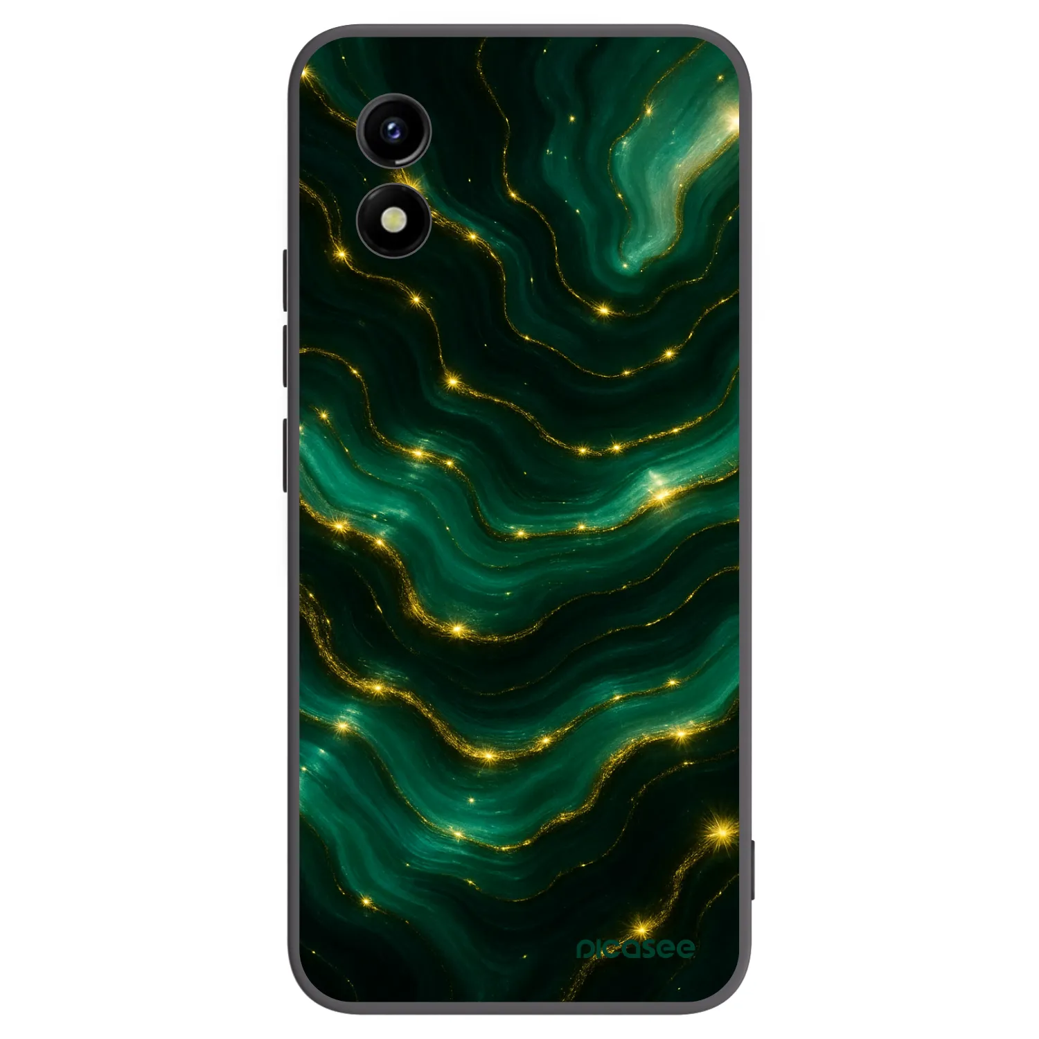 Picasee fekete szilikon tok az alábbi mobiltelefonokra Vivo Y01 - Emerald