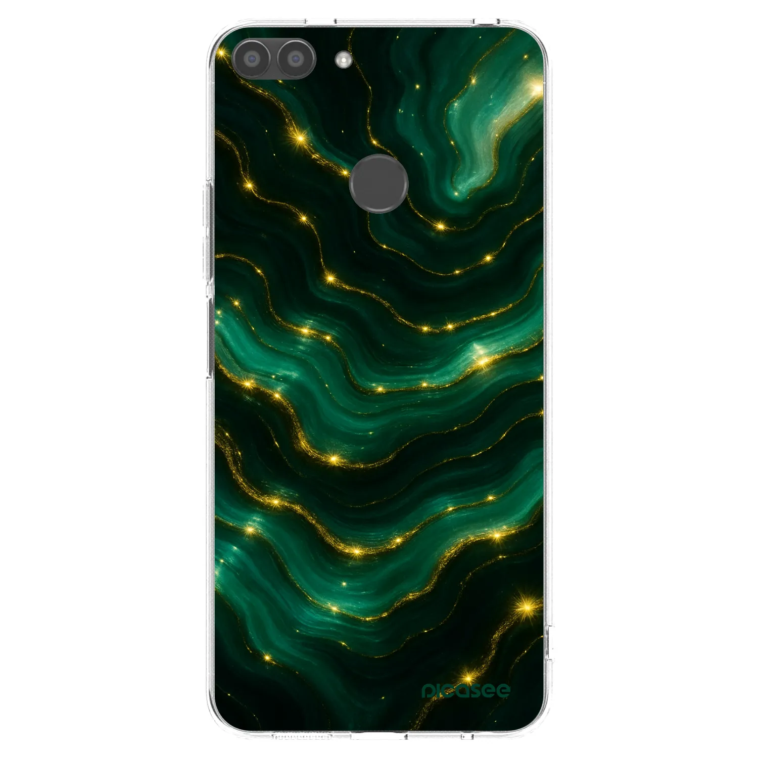 Picasee átlátszó szilikon tok az alábbi mobiltelefonokra Huawei P Smart - Emerald