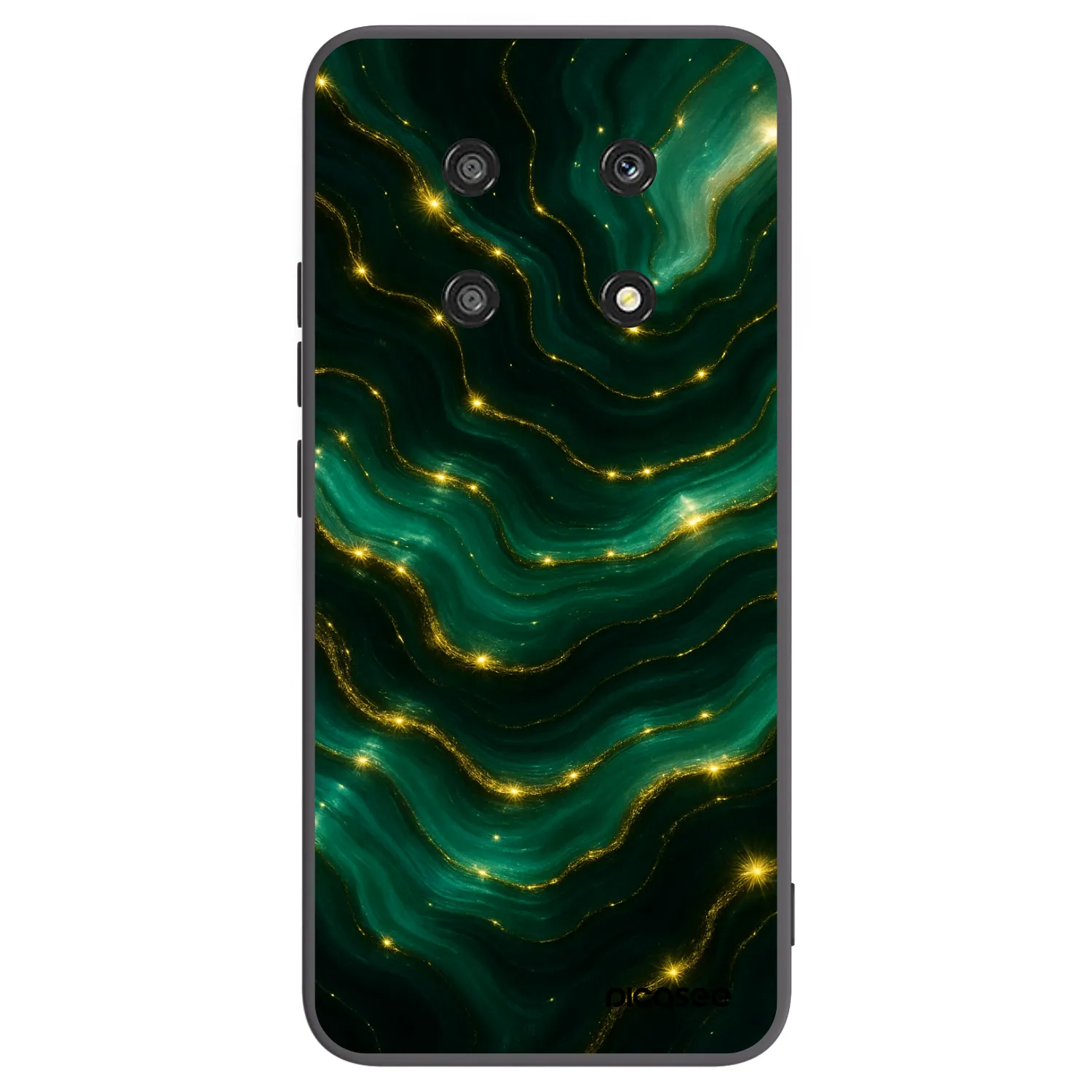 Picasee fekete szilikon tok az alábbi mobiltelefonokra Honor Magic4 Lite 5G - Emerald