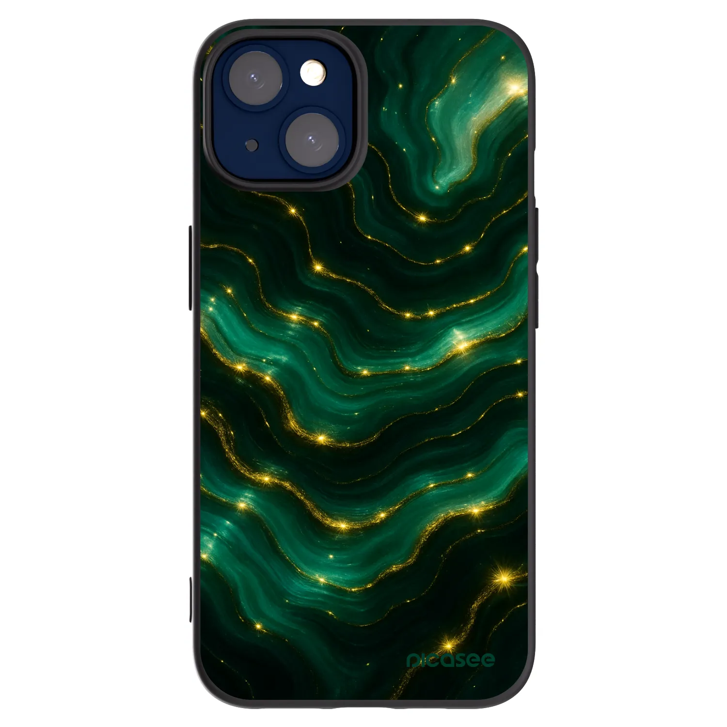 Picasee fekete szilikon tok az alábbi mobiltelefonokra Apple iPhone 14 - Emerald