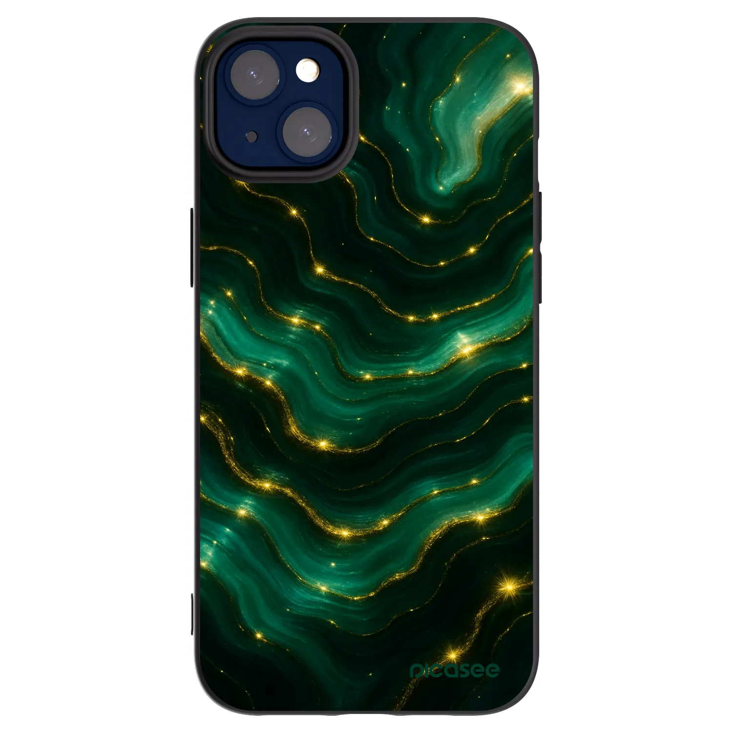 Picasee fekete szilikon tok az alábbi mobiltelefonokra Apple iPhone 14 Plus - Emerald