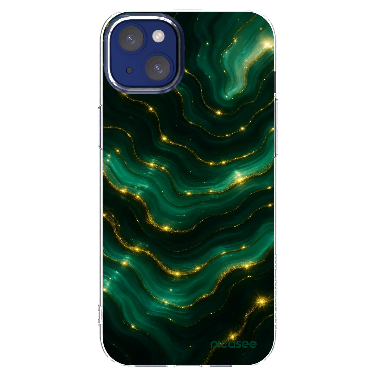 Picasee átlátszó szilikon tok az alábbi mobiltelefonokra Apple iPhone 14 Plus - Emerald