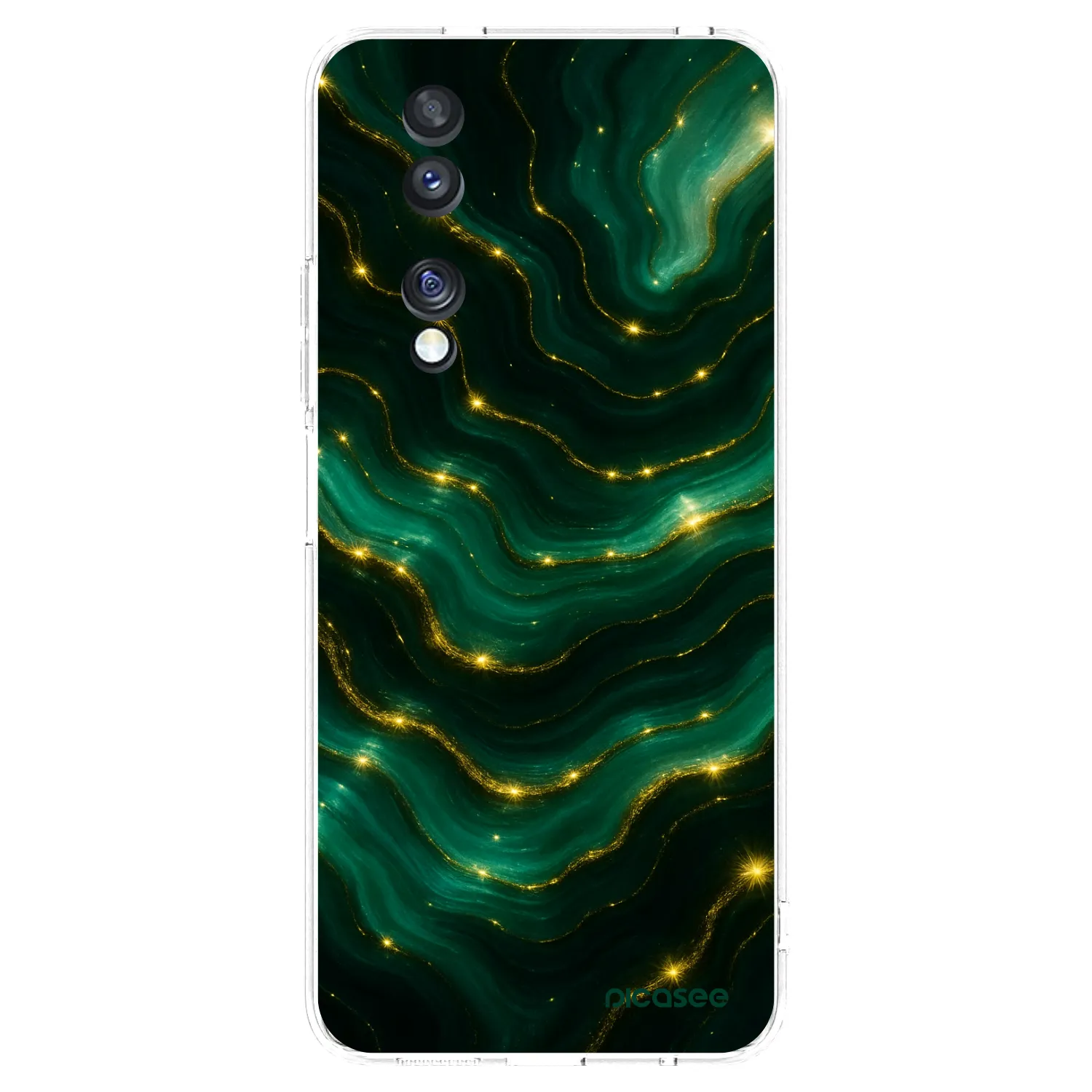 Picasee átlátszó szilikon tok az alábbi mobiltelefonokra Honor 70 - Emerald