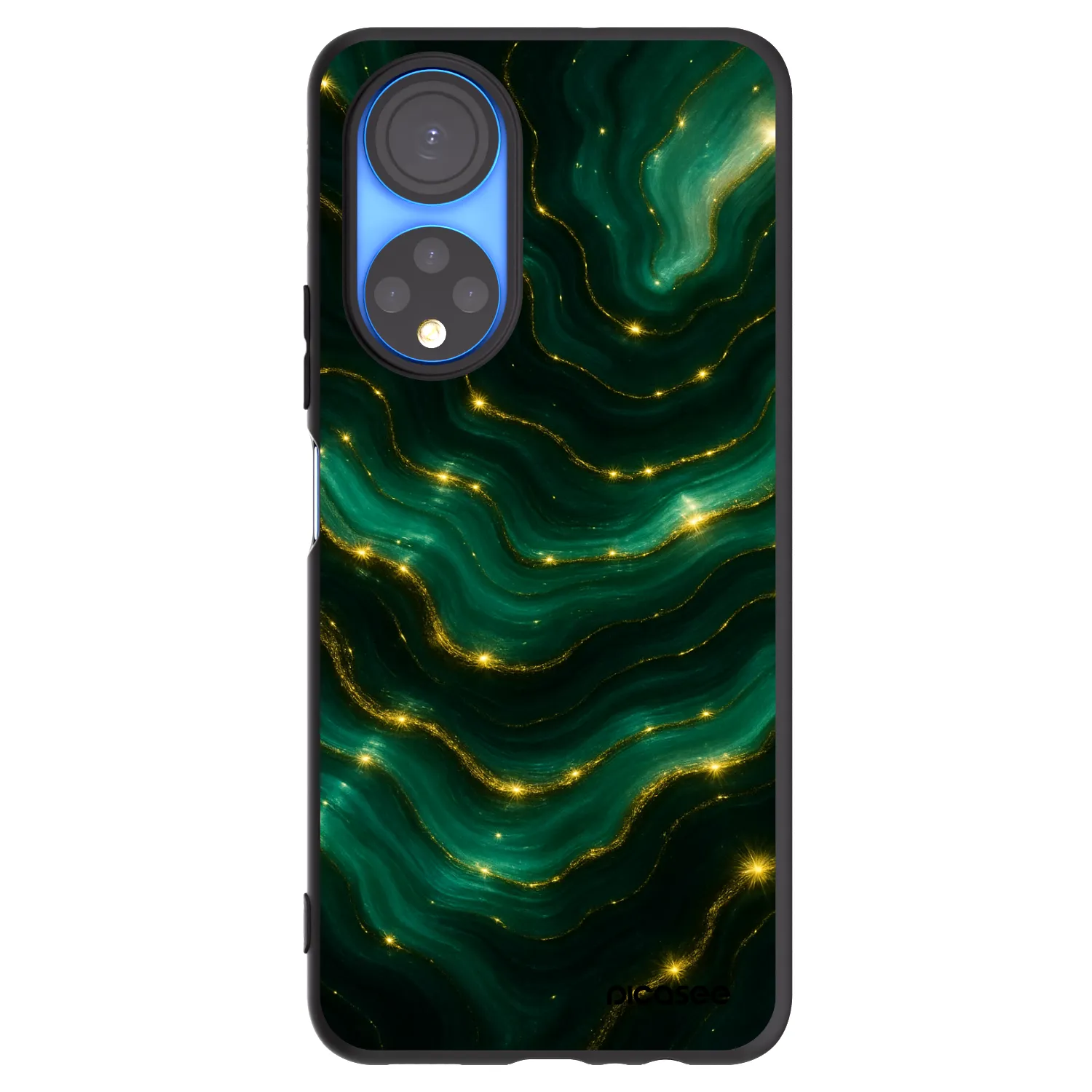 Picasee fekete szilikon tok az alábbi mobiltelefonokra Honor X7 - Emerald