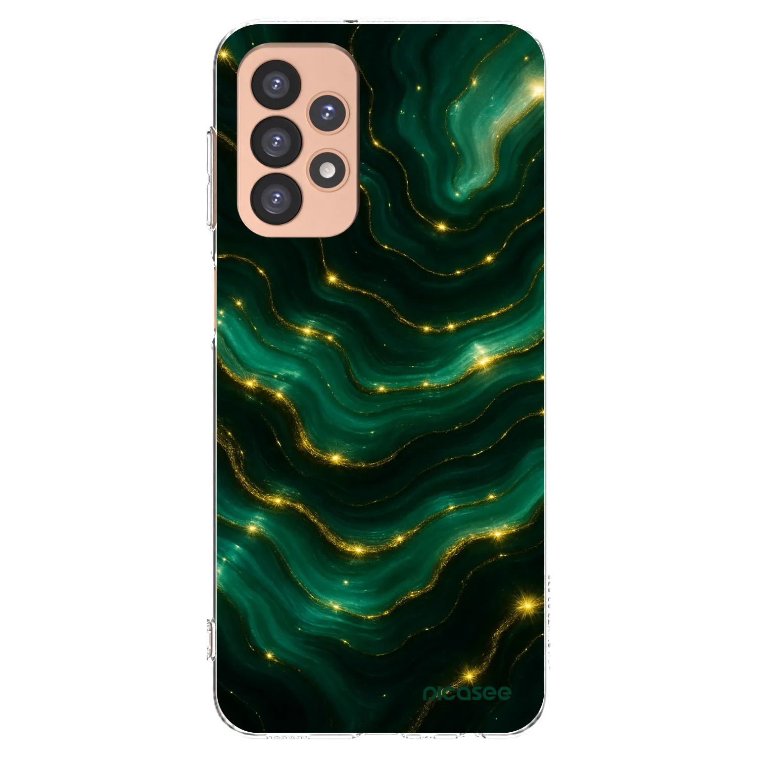 Picasee átlátszó szilikon tok az alábbi mobiltelefonokra Samsung Galaxy A23 A236B 5G - Emerald