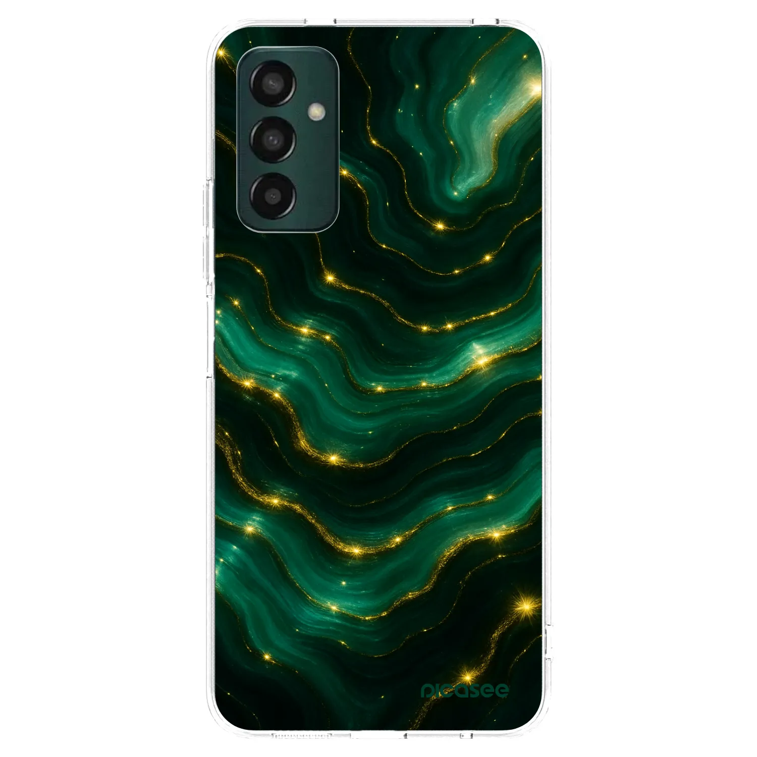Picasee átlátszó szilikon tok az alábbi mobiltelefonokra Samsung Galaxy M23 5G - Emerald