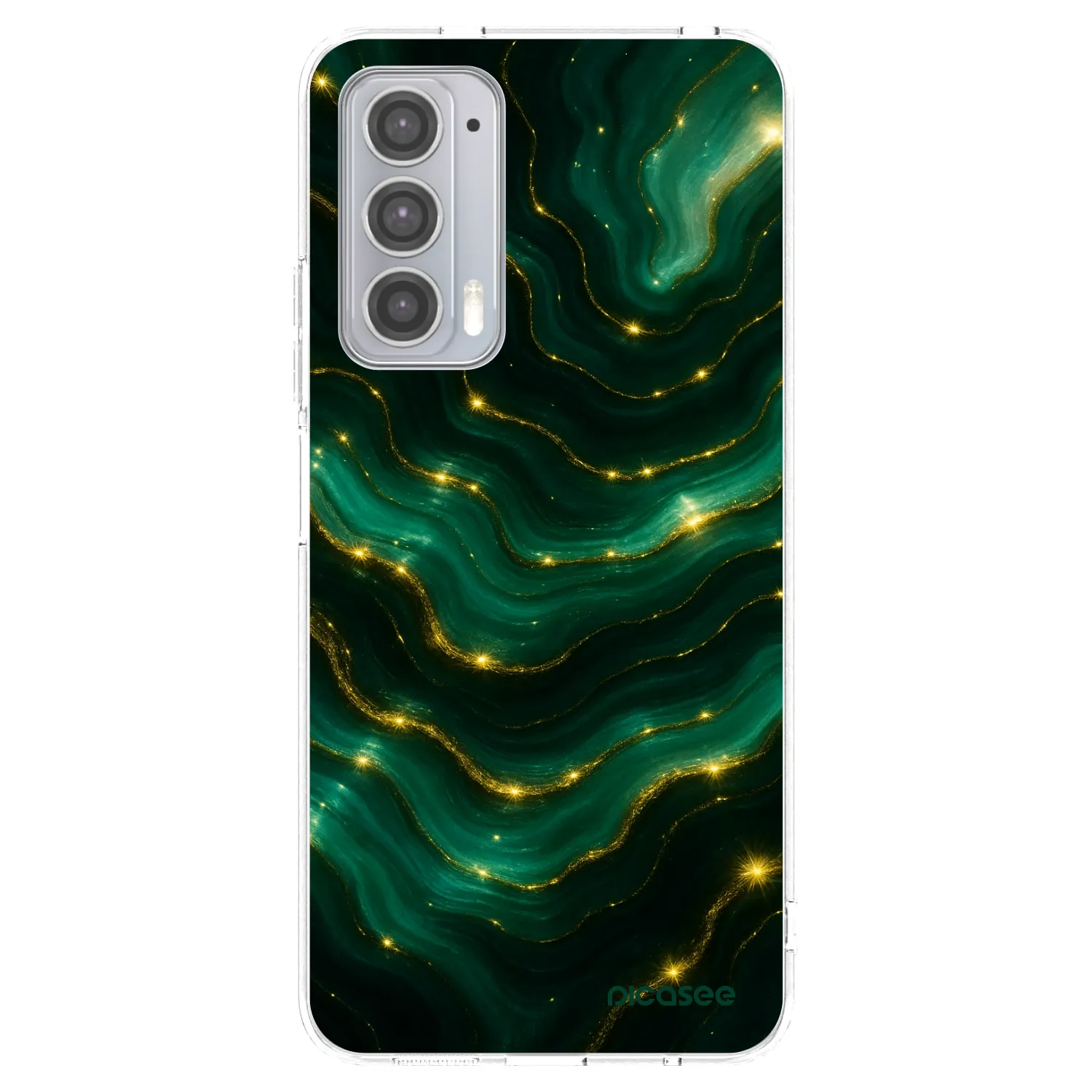 Picasee átlátszó szilikon tok az alábbi mobiltelefonokra Motorola Edge 20 - Emerald