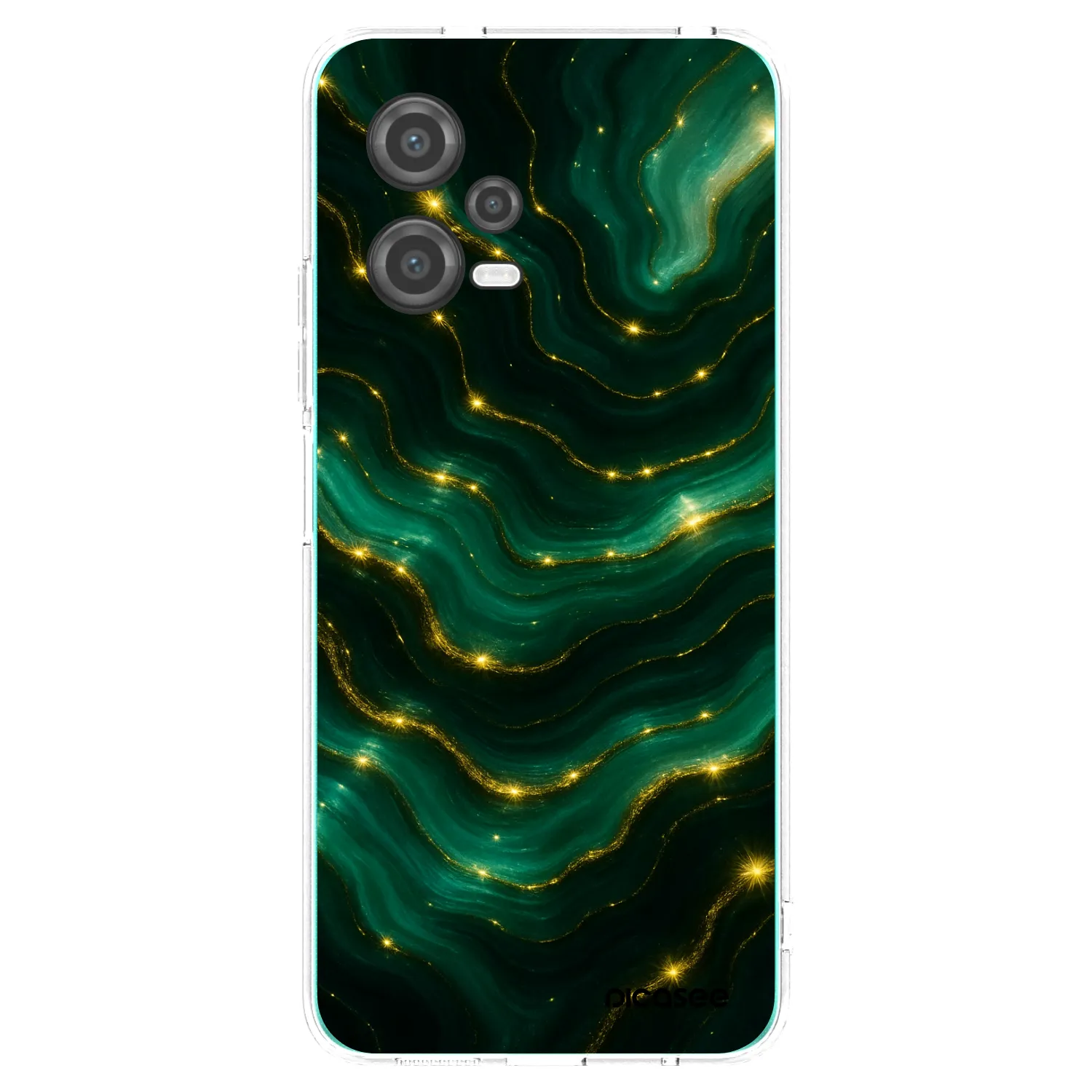 Picasee átlátszó szilikon tok az alábbi mobiltelefonokra Xiaomi Poco X5 - Emerald
