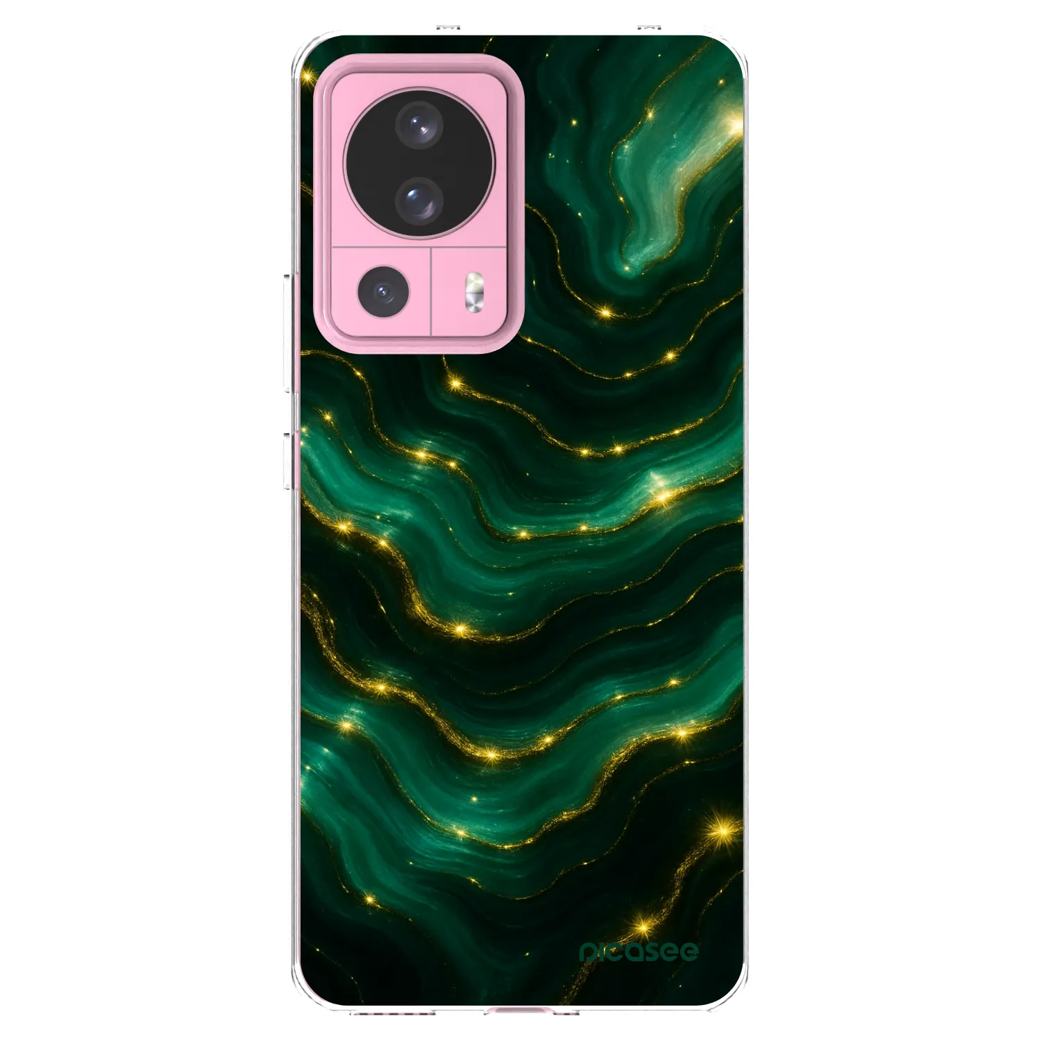 Picasee átlátszó szilikon tok az alábbi mobiltelefonokra Xiaomi 13 Lite - Emerald