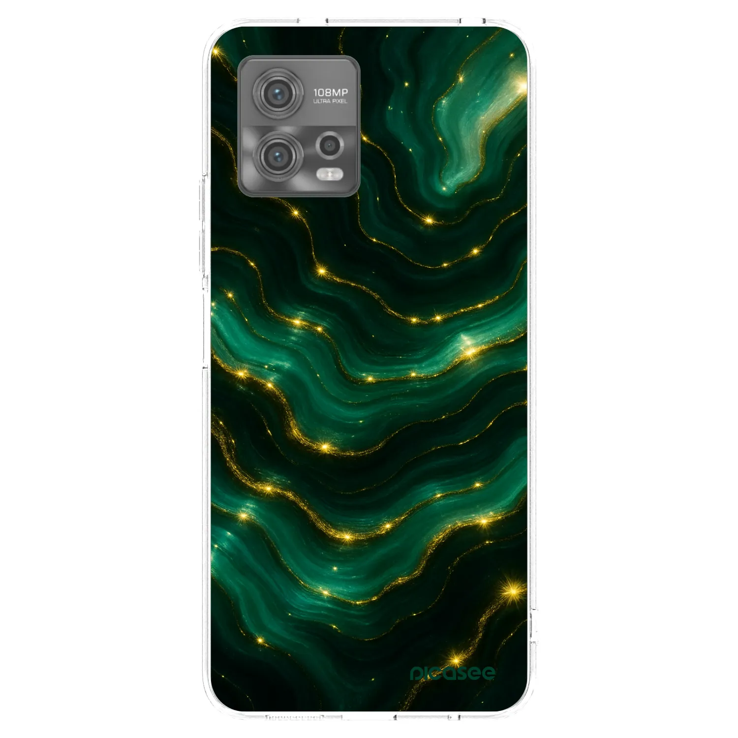Picasee átlátszó szilikon tok az alábbi mobiltelefonokra Motorola Moto G72 - Emerald