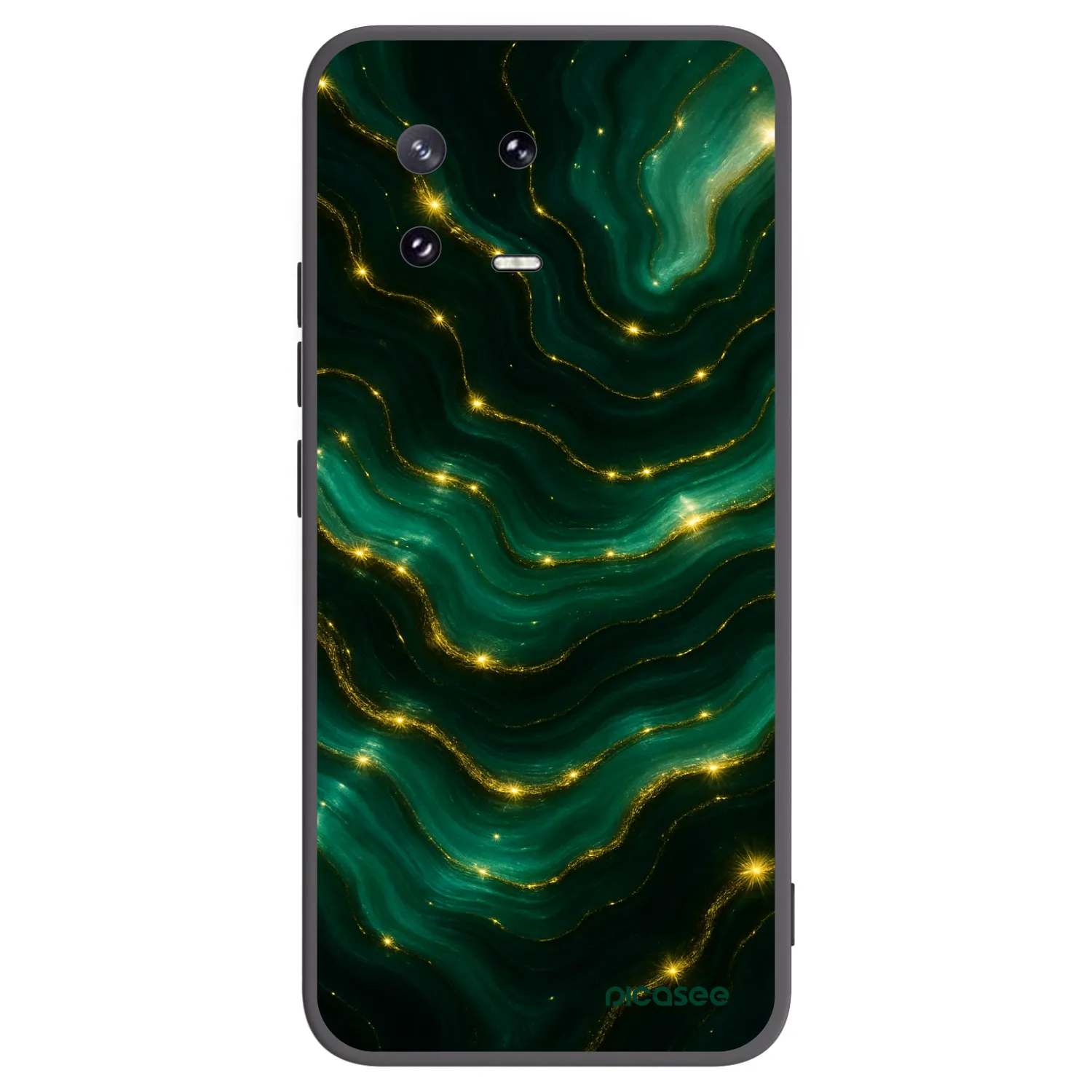 Picasee fekete szilikon tok az alábbi mobiltelefonokra Xiaomi 13 Pro - Emerald