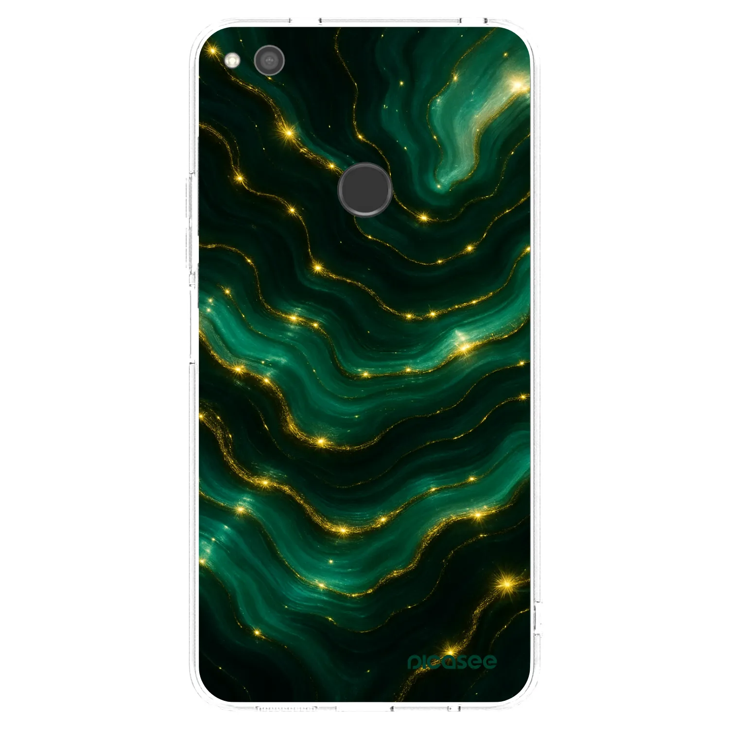 Picasee átlátszó szilikon tok az alábbi mobiltelefonokra Huawei P9 Lite 2017 - Emerald
