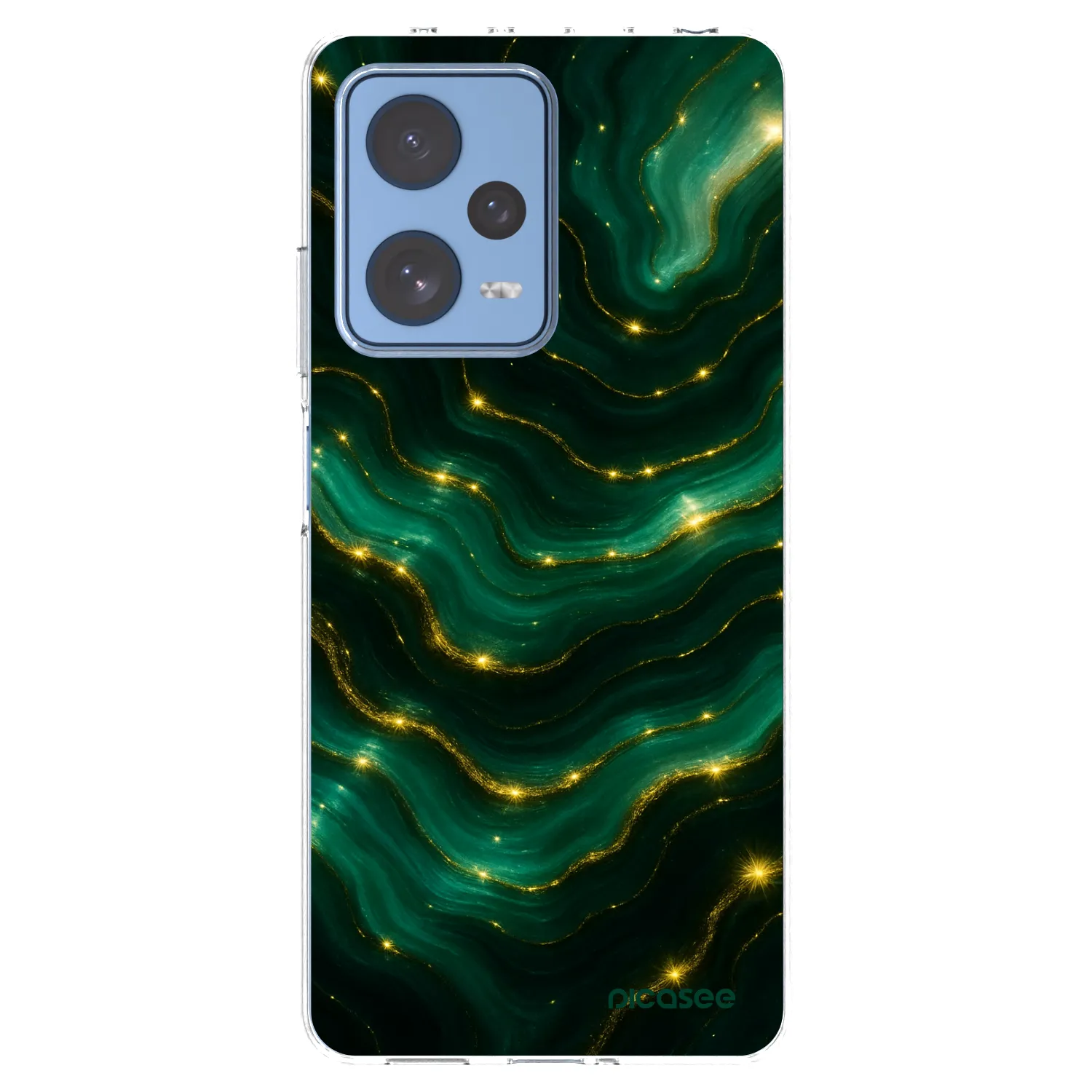 Picasee átlátszó szilikon tok az alábbi mobiltelefonokra Xiaomi Redmi Note 12 Pro 5G - Emerald