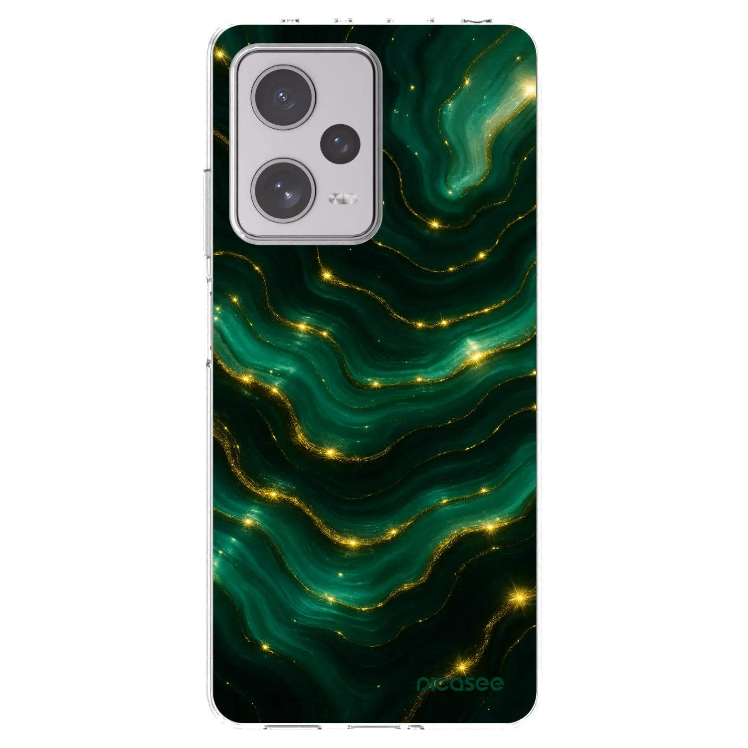 Picasee átlátszó szilikon tok az alábbi mobiltelefonokra Xiaomi Redmi Note 12 Pro+ 5G - Emerald