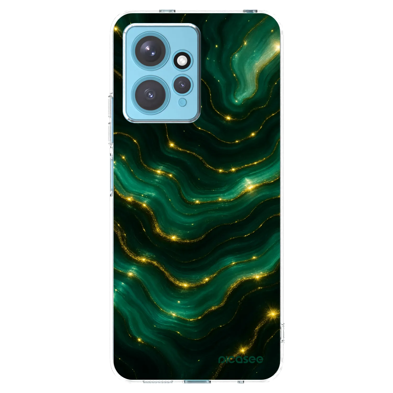 Picasee átlátszó szilikon tok az alábbi mobiltelefonokra Xiaomi Redmi Note 12 4G - Emerald