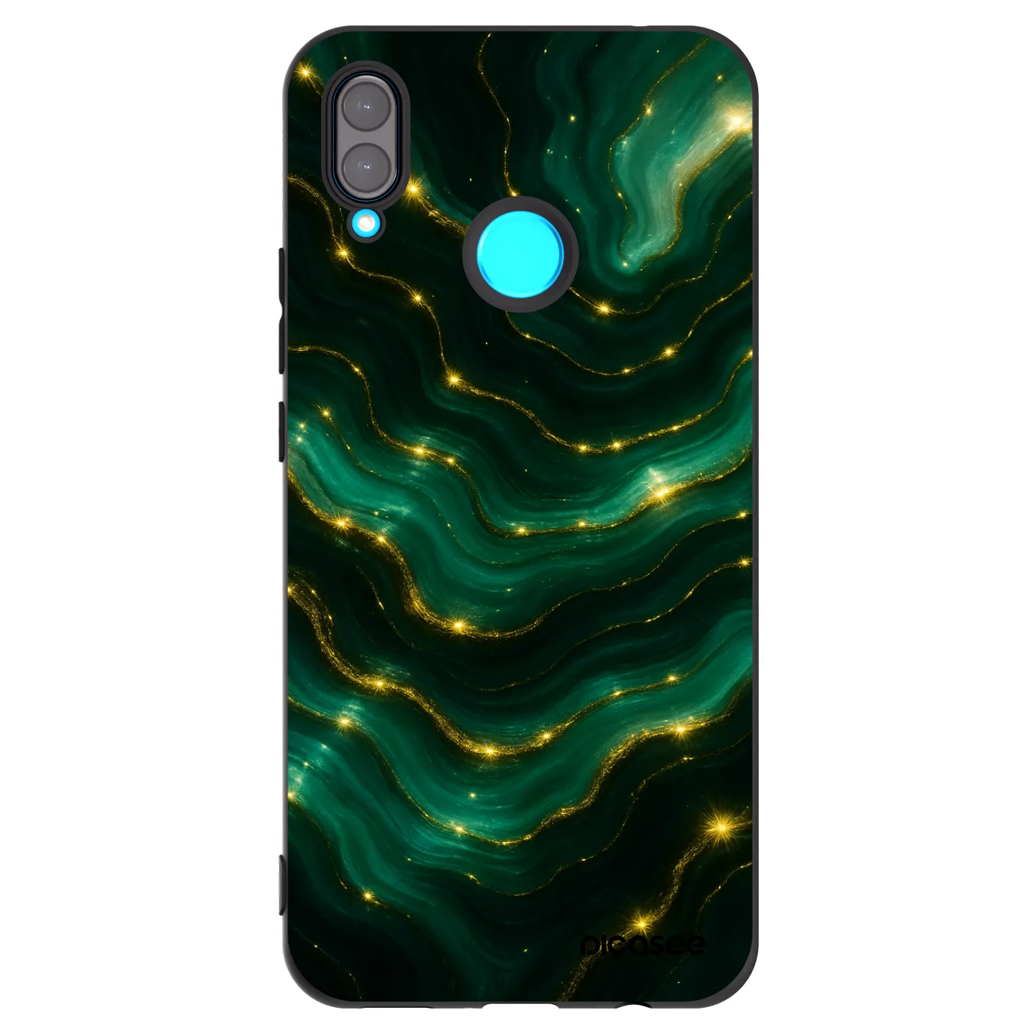 Picasee fekete szilikon tok az alábbi mobiltelefonokra Huawei Nova 3i - Emerald