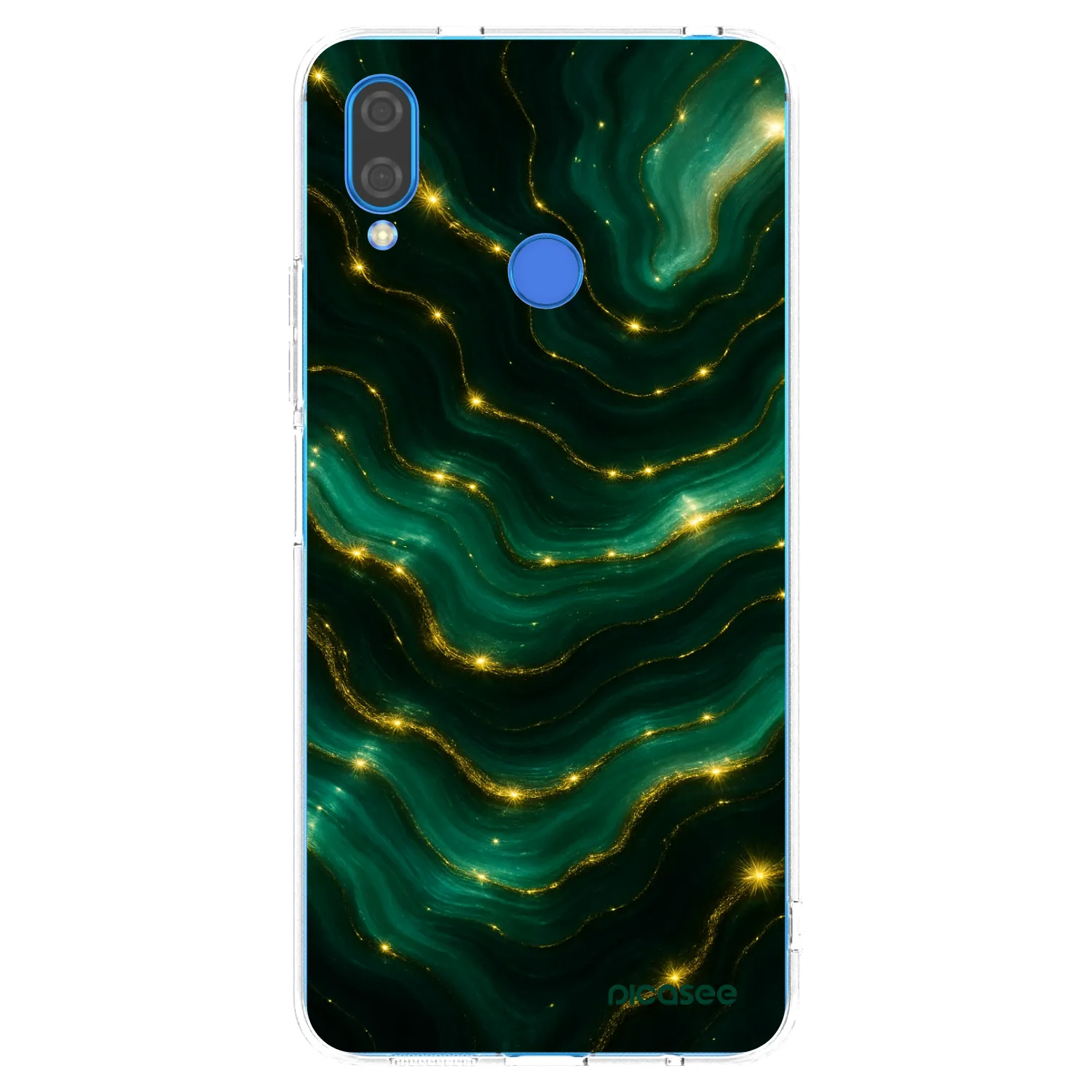 Picasee átlátszó szilikon tok az alábbi mobiltelefonokra Huawei Nova 3i - Emerald