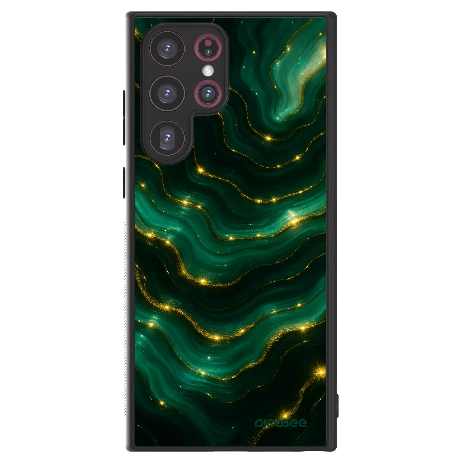 Picasee ULTIMATE CASE PowerShare Samsung Galaxy S22 Ultra 5G - készülékre - Emerald