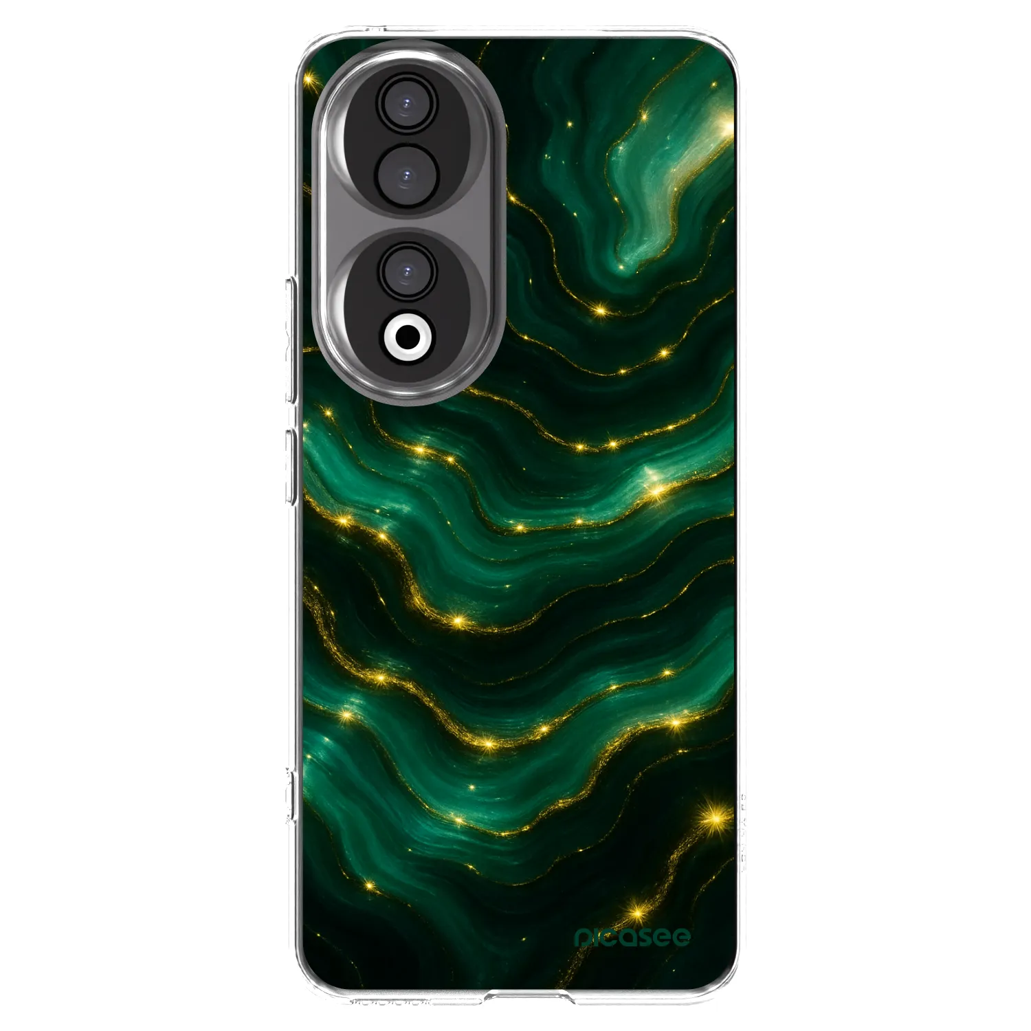Picasee átlátszó szilikon tok az alábbi mobiltelefonokra Honor 90 5G - Emerald