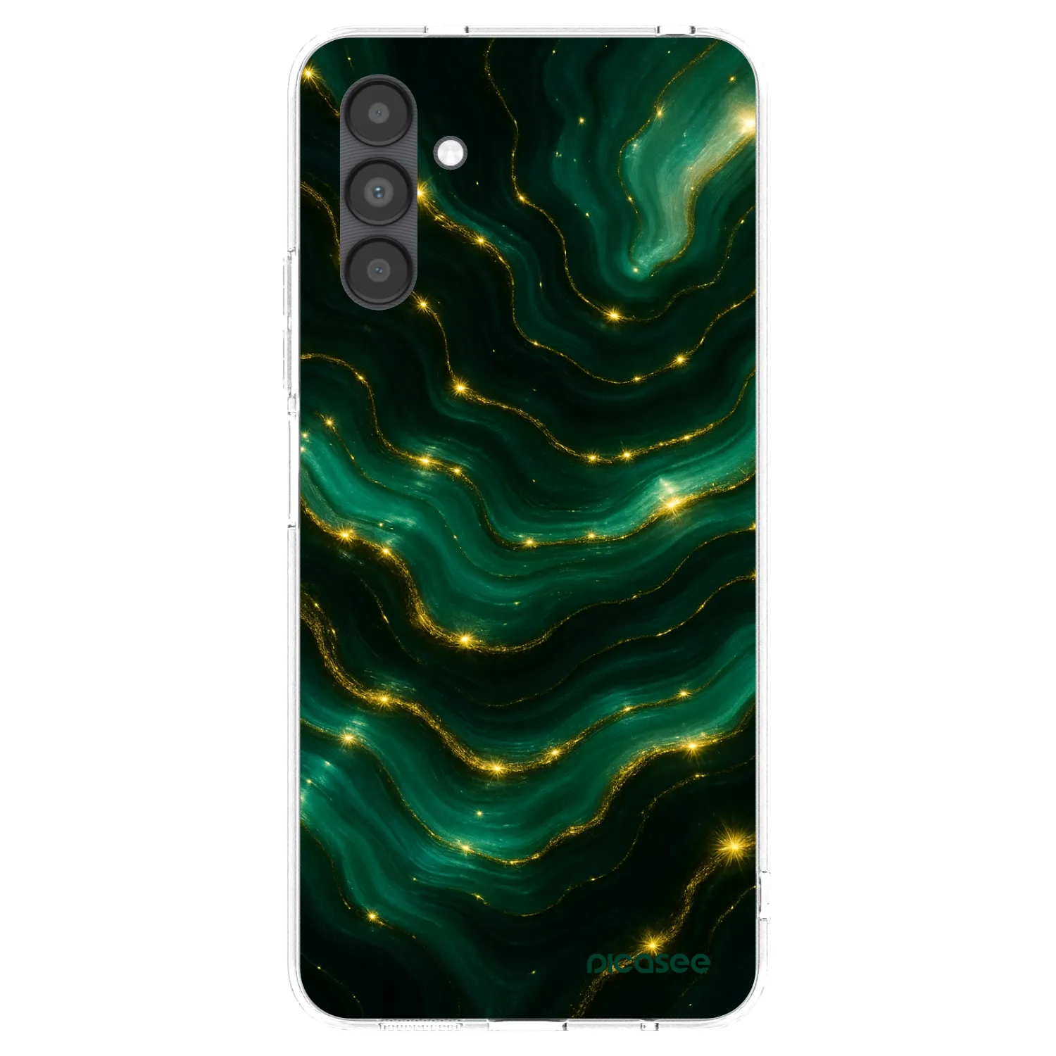 Picasee átlátszó szilikon tok az alábbi mobiltelefonokra Samsung Galaxy A04s A047F - Emerald