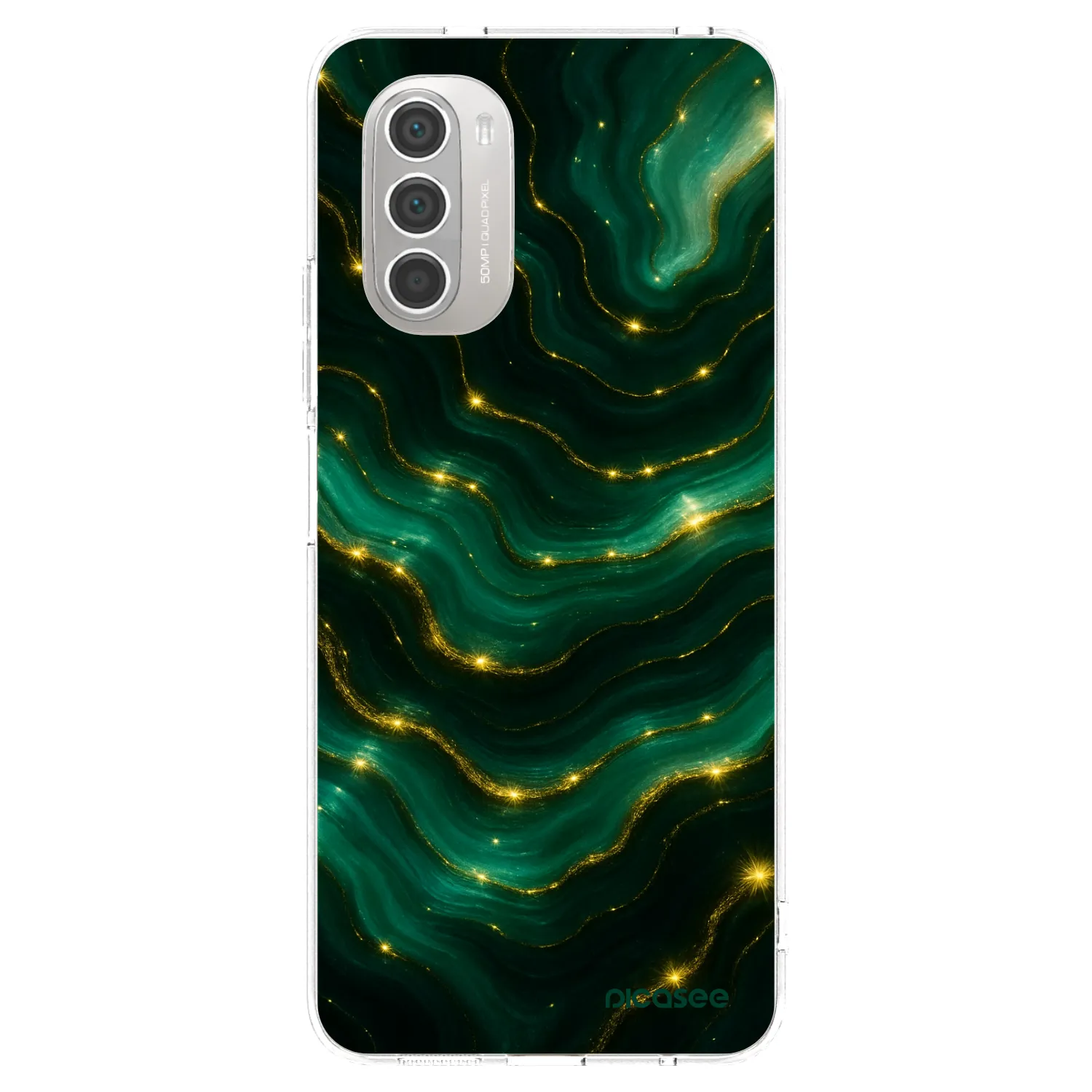 Picasee átlátszó szilikon tok az alábbi mobiltelefonokra Motorola Moto G51 - Emerald