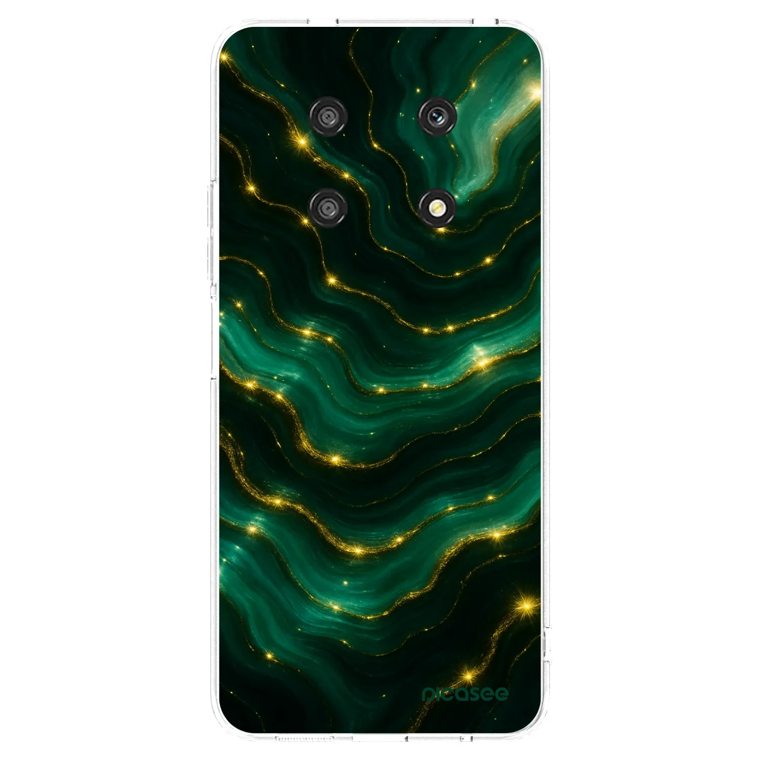 Picasee átlátszó szilikon tok az alábbi mobiltelefonokra Honor Magic4 Lite 5G - Emerald