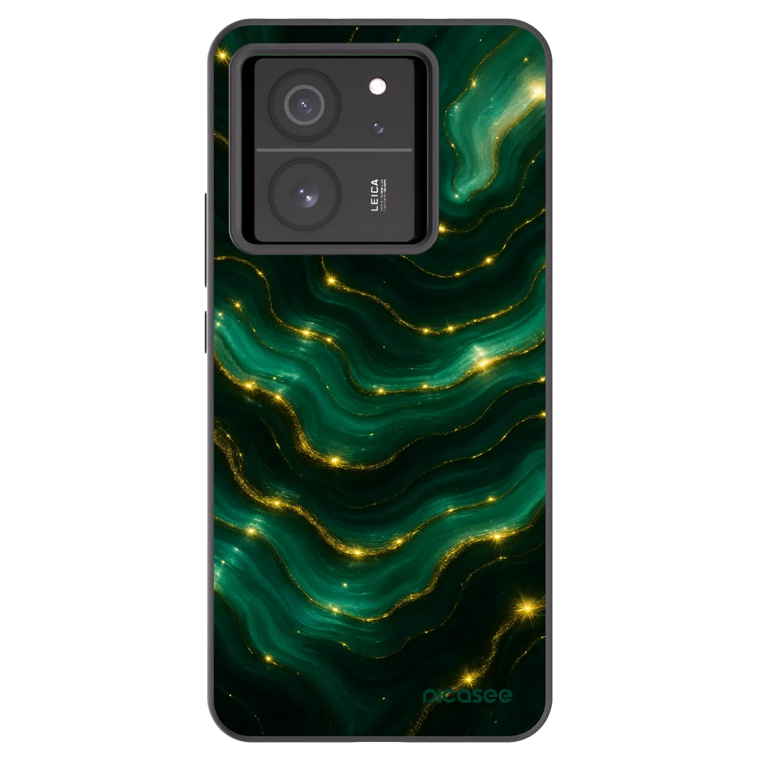 Picasee fekete szilikon tok az alábbi mobiltelefonokra Xiaomi 13T Pro - Emerald