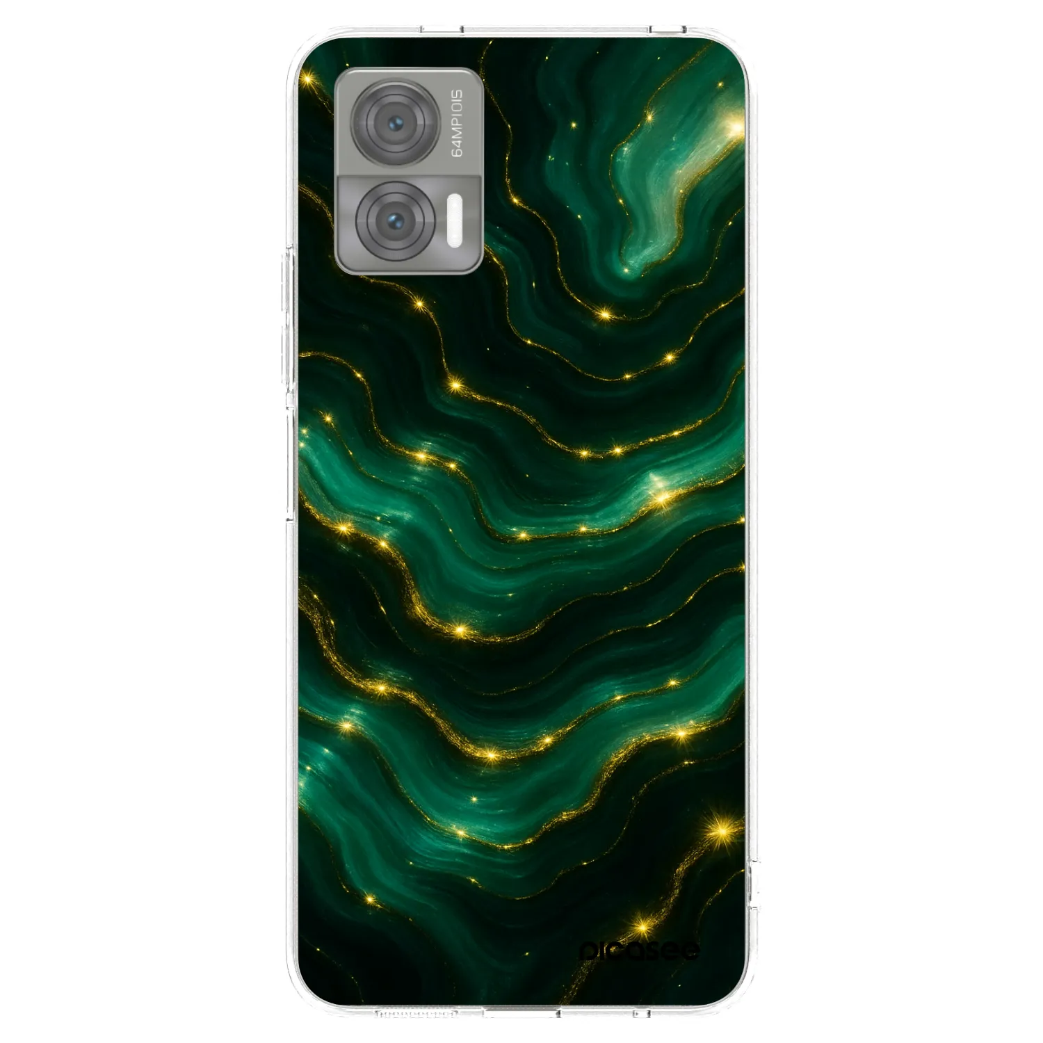 Picasee átlátszó szilikon tok az alábbi mobiltelefonokra Motorola Edge 30 Neo - Emerald