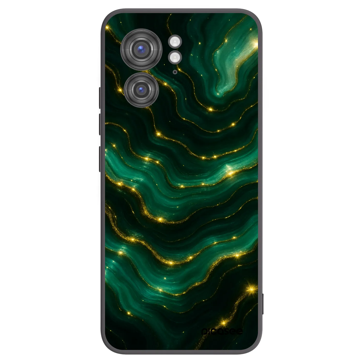 Picasee fekete szilikon tok az alábbi mobiltelefonokra Motorola Edge 40 - Emerald