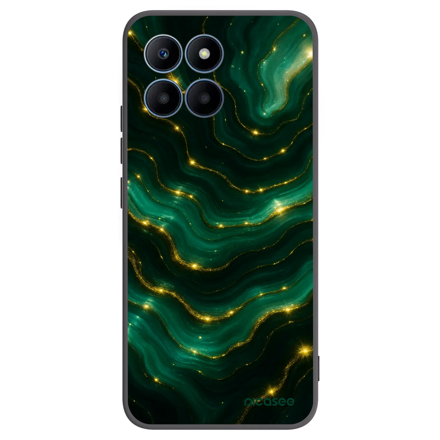 Picasee fekete szilikon tok az alábbi mobiltelefonokra Honor 70 Lite - Emerald