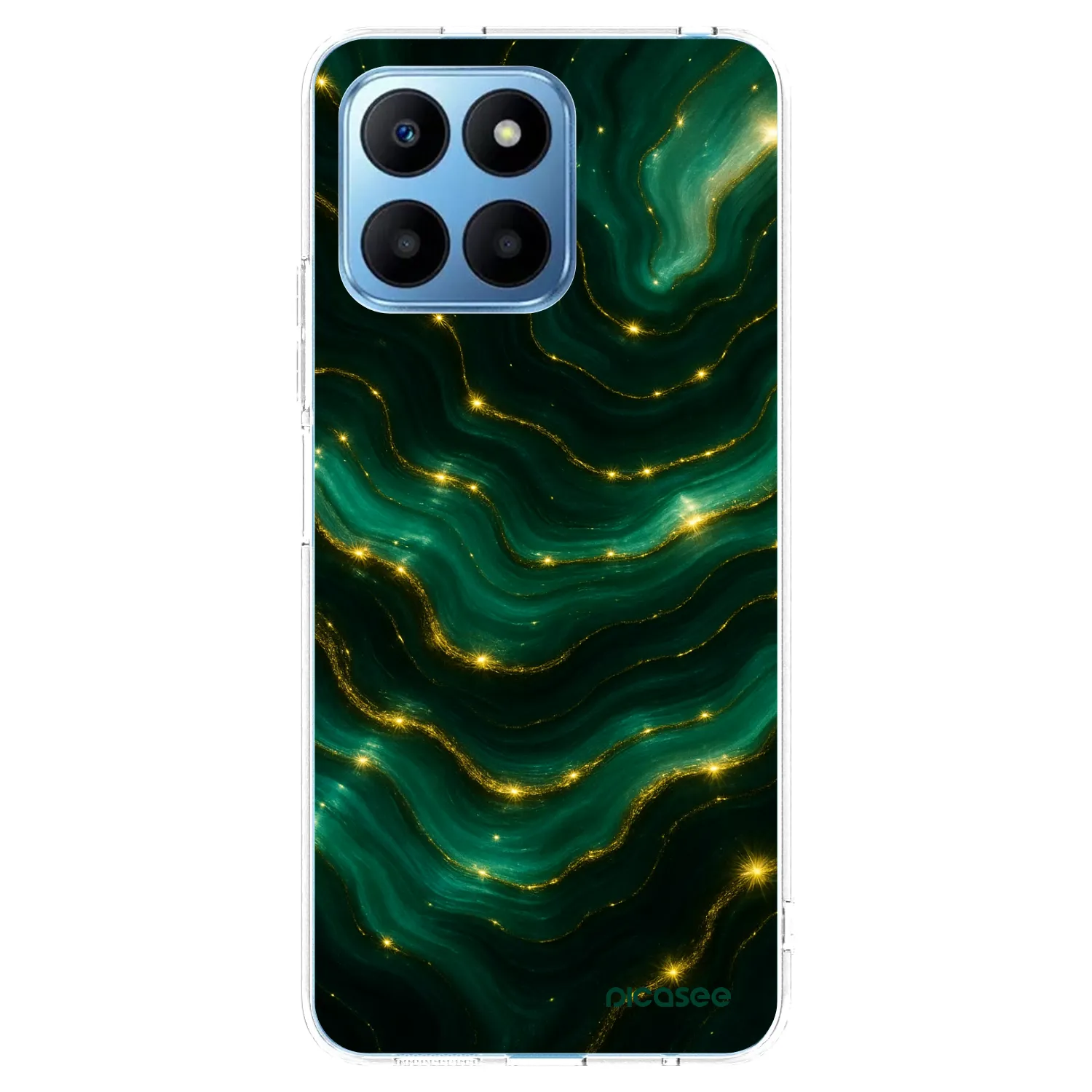 Picasee átlátszó szilikon tok az alábbi mobiltelefonokra Honor 70 Lite - Emerald