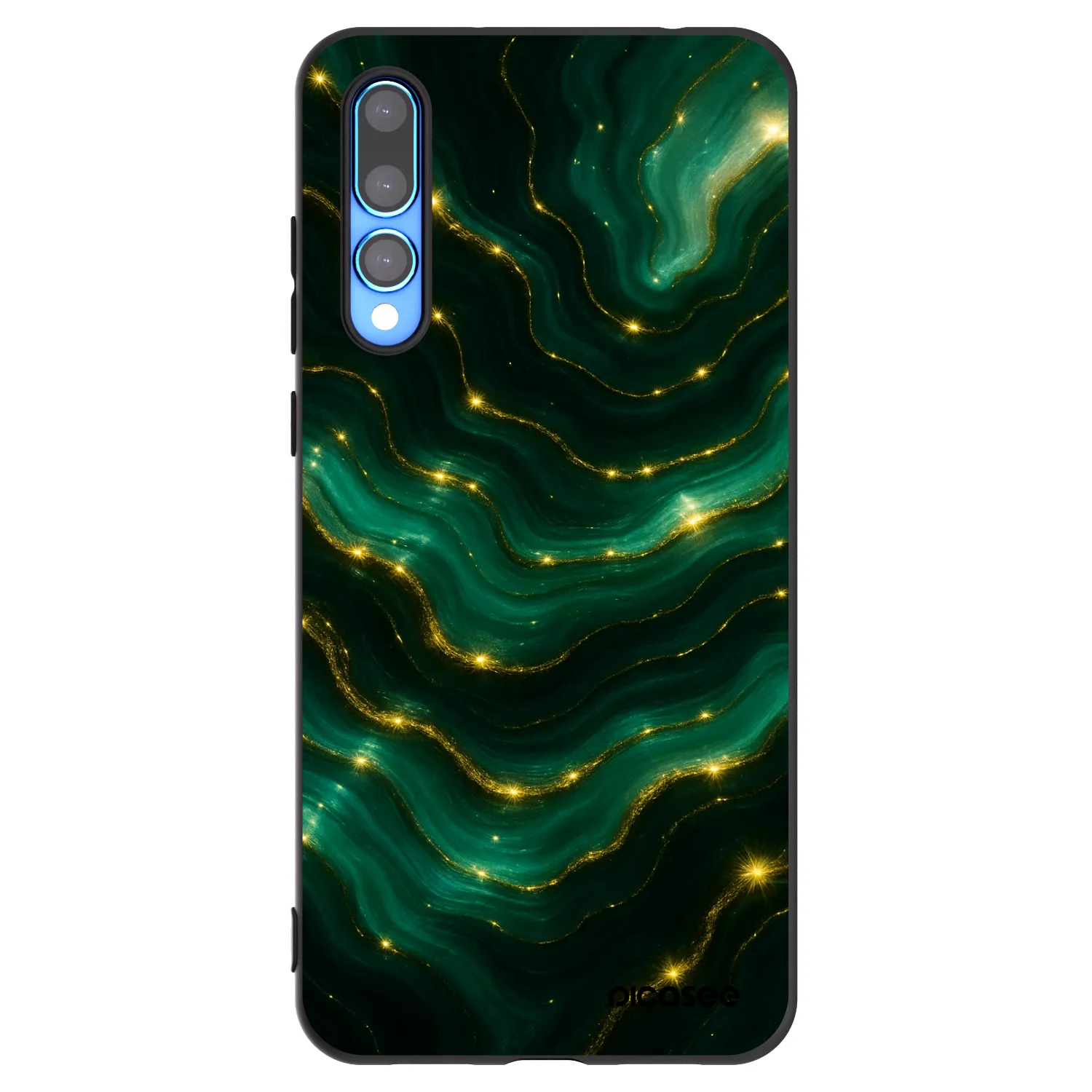 Picasee fekete szilikon tok az alábbi mobiltelefonokra Huawei P20 Pro - Emerald