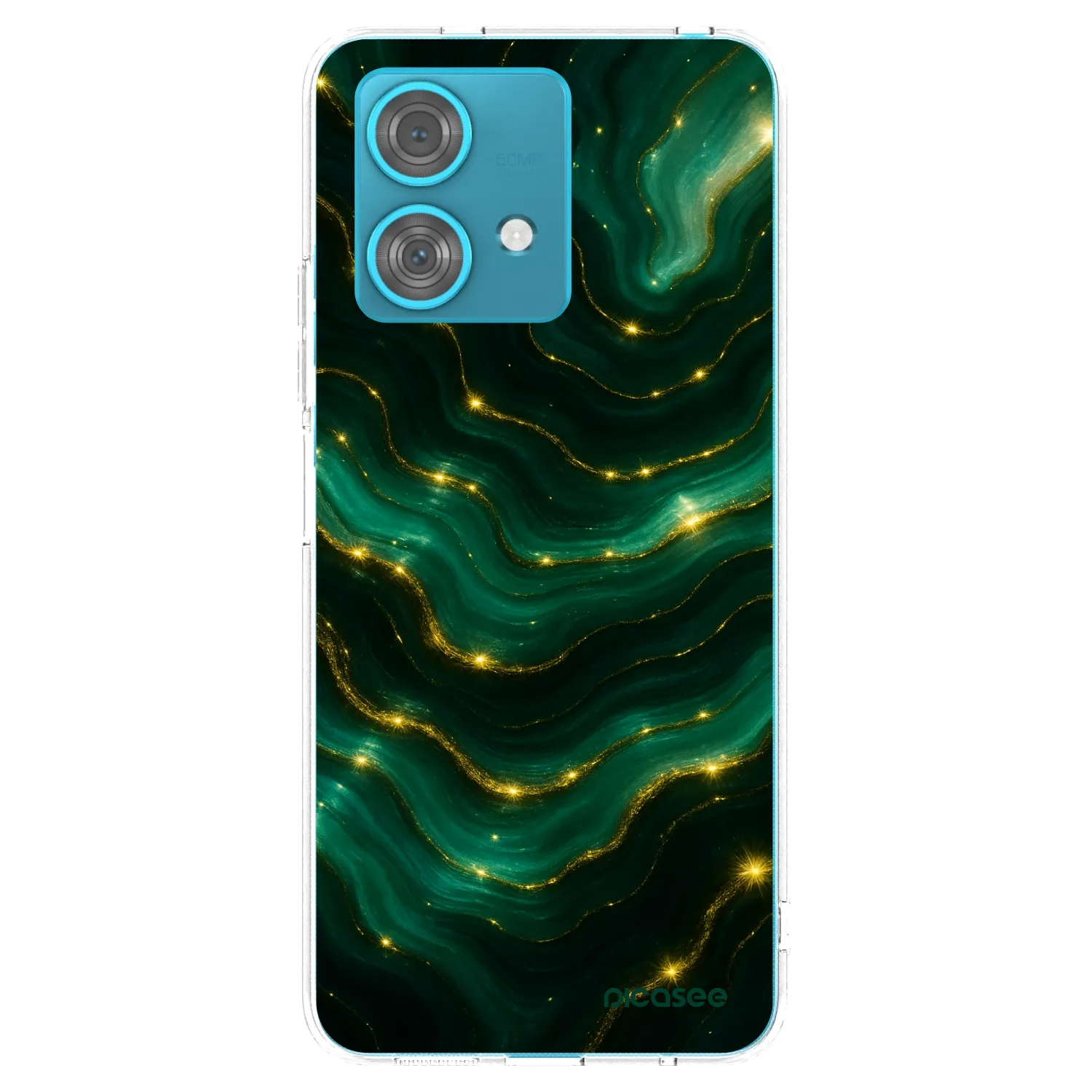 Picasee átlátszó szilikon tok az alábbi mobiltelefonokra Motorola Edge 40 Neo - Emerald