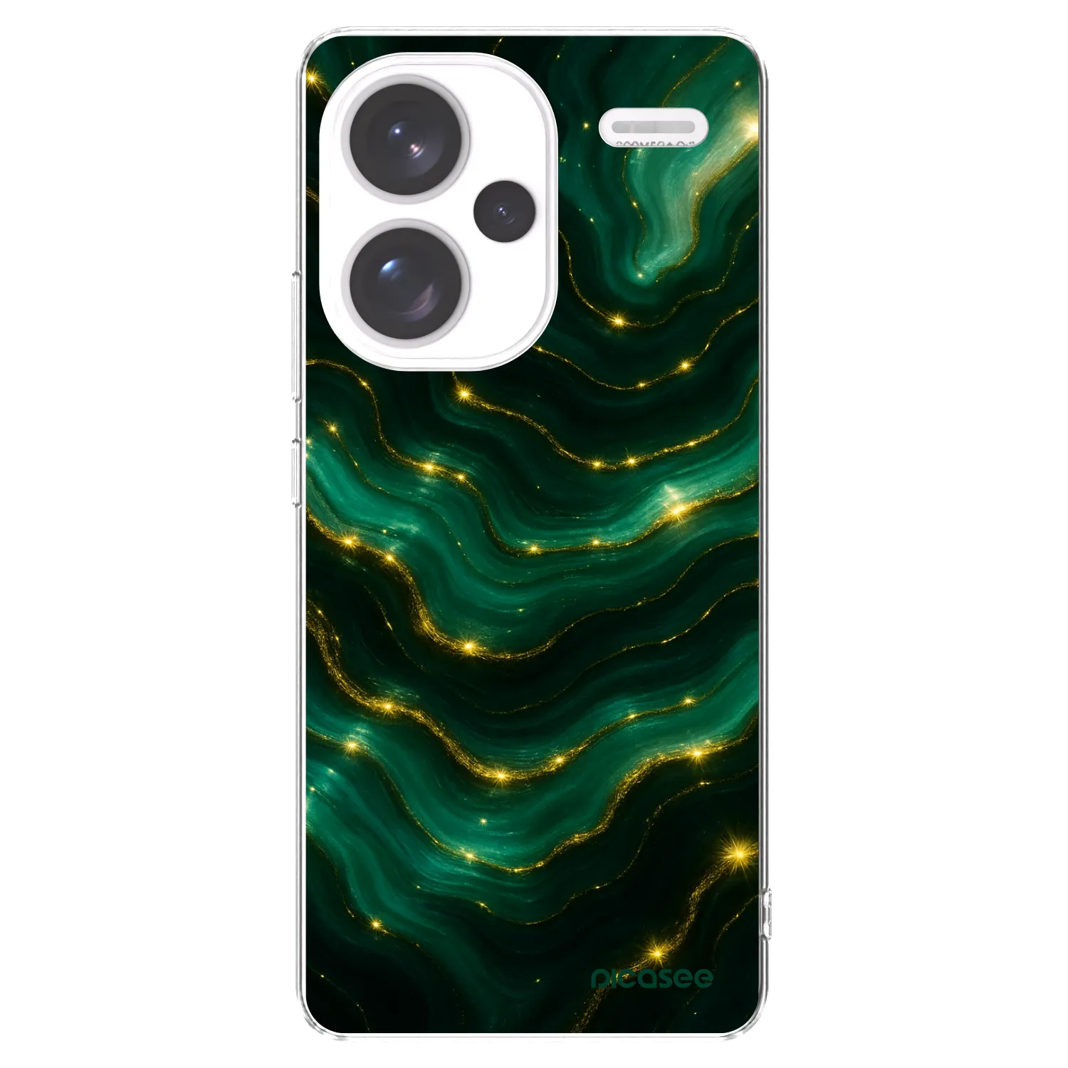 Picasee átlátszó szilikon tok az alábbi mobiltelefonokra Xiaomi Redmi Note 13 Pro+ 5G - Emerald