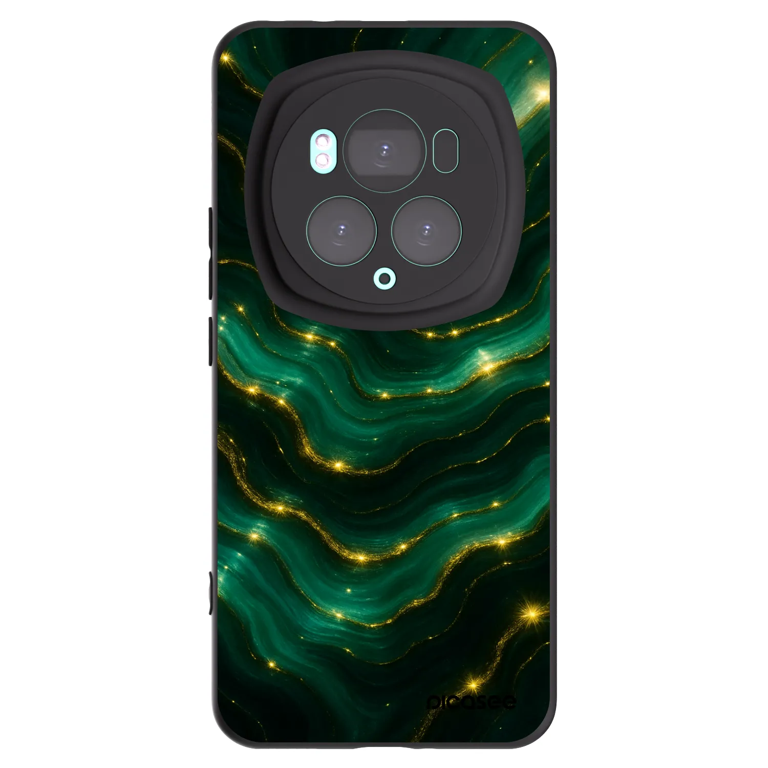 Picasee fekete szilikon tok az alábbi mobiltelefonokra Honor Magic6 Pro - Emerald