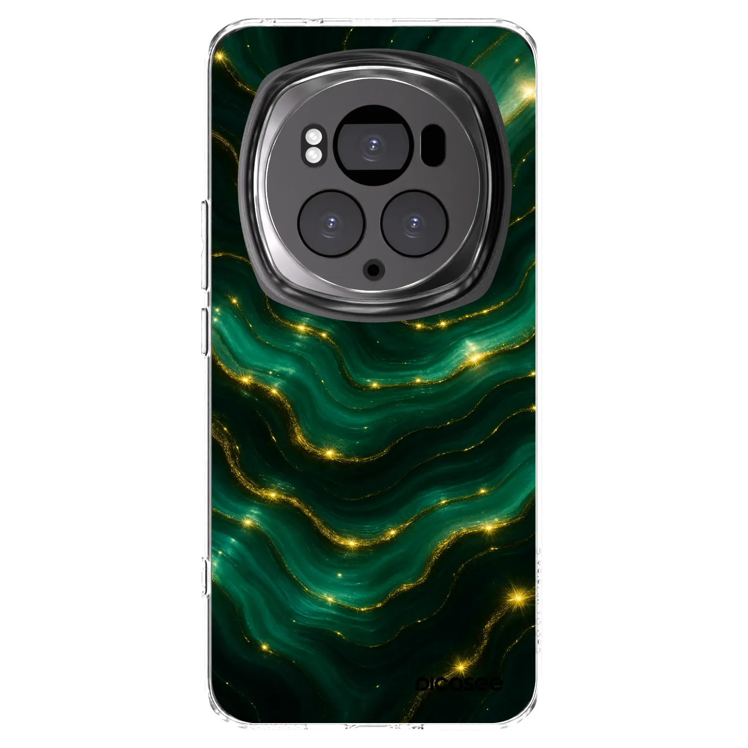 Picasee átlátszó szilikon tok az alábbi mobiltelefonokra Honor Magic6 Pro - Emerald