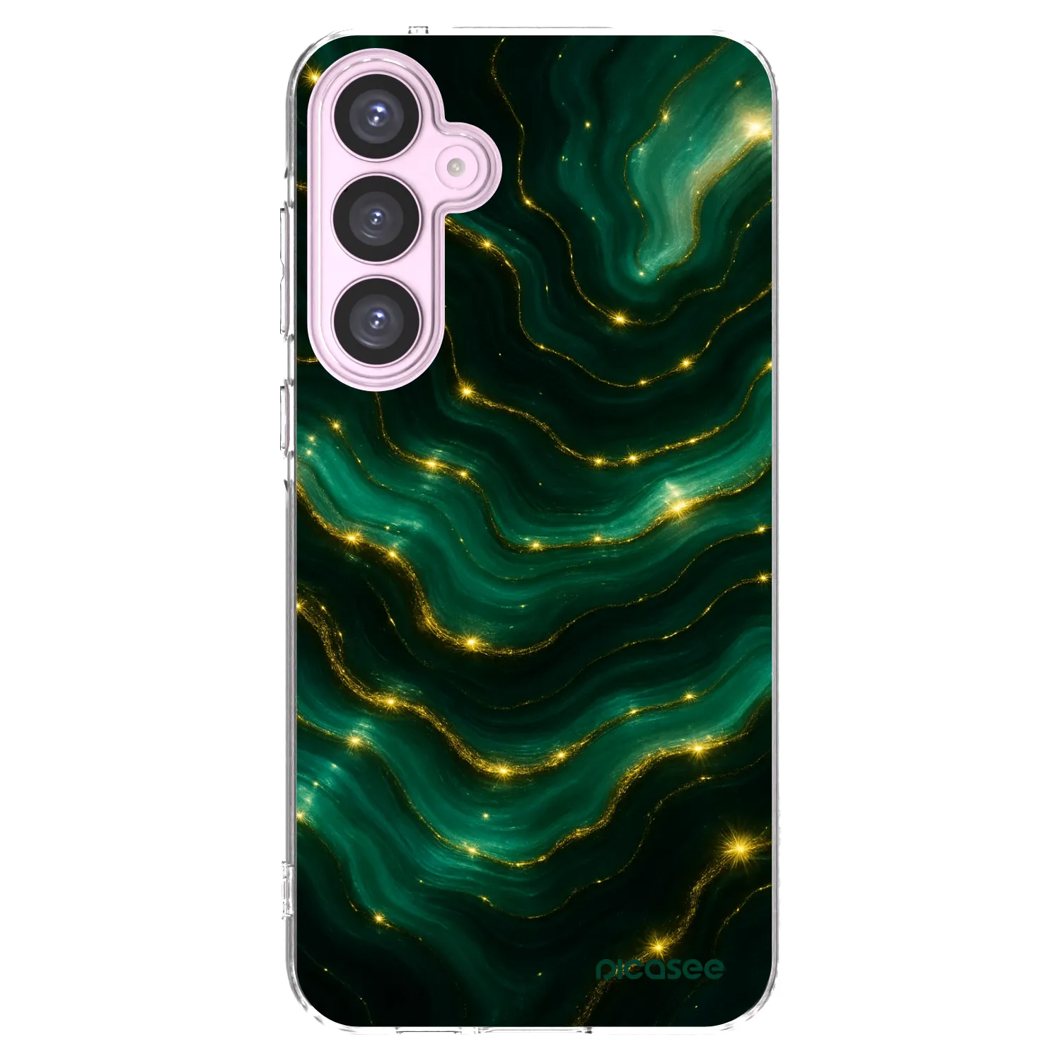 Picasee átlátszó szilikon tok az alábbi mobiltelefonokra Samsung Galaxy A55 5G A556B - Emerald