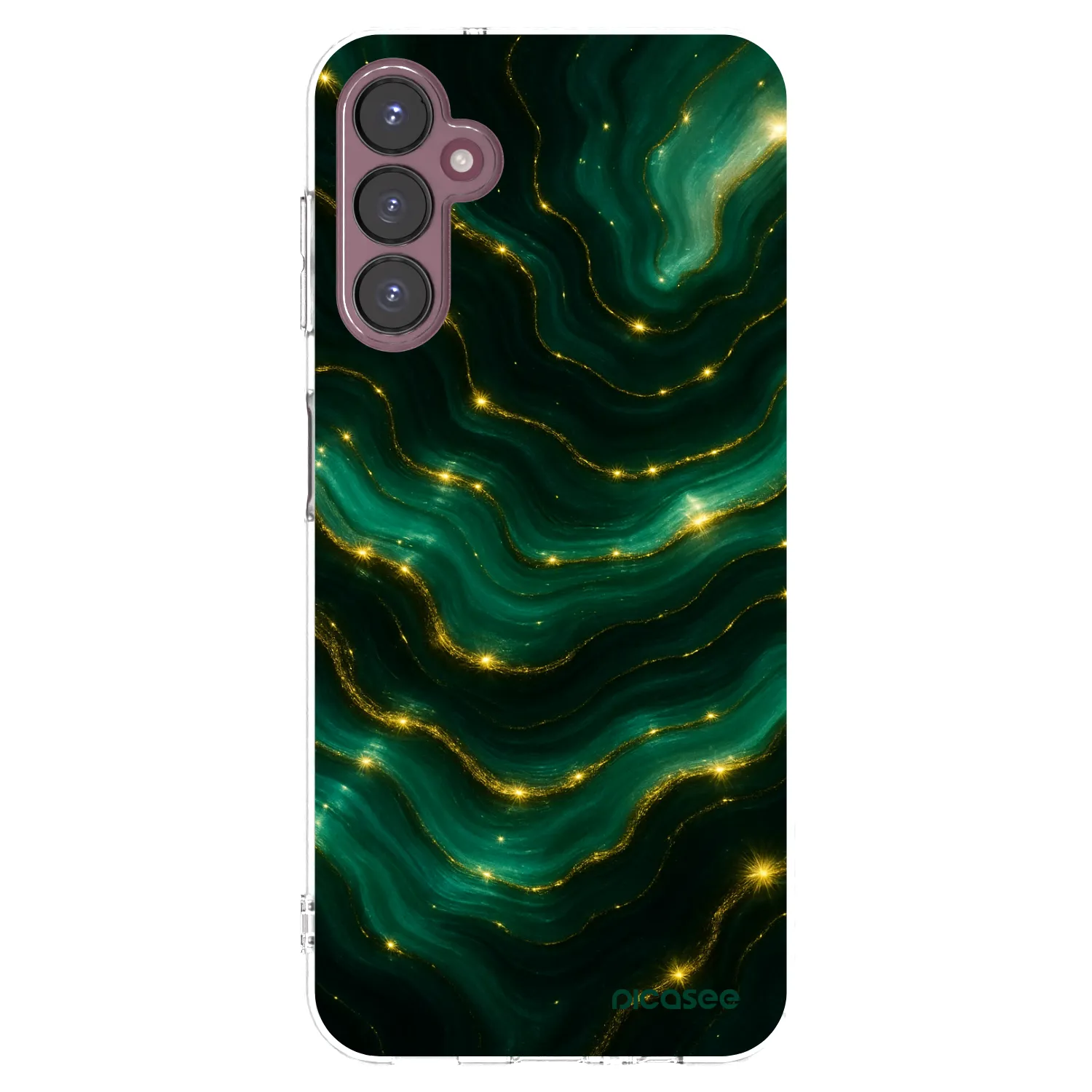 Picasee átlátszó szilikon tok az alábbi mobiltelefonokra Samsung Galaxy A05s A057G - Emerald