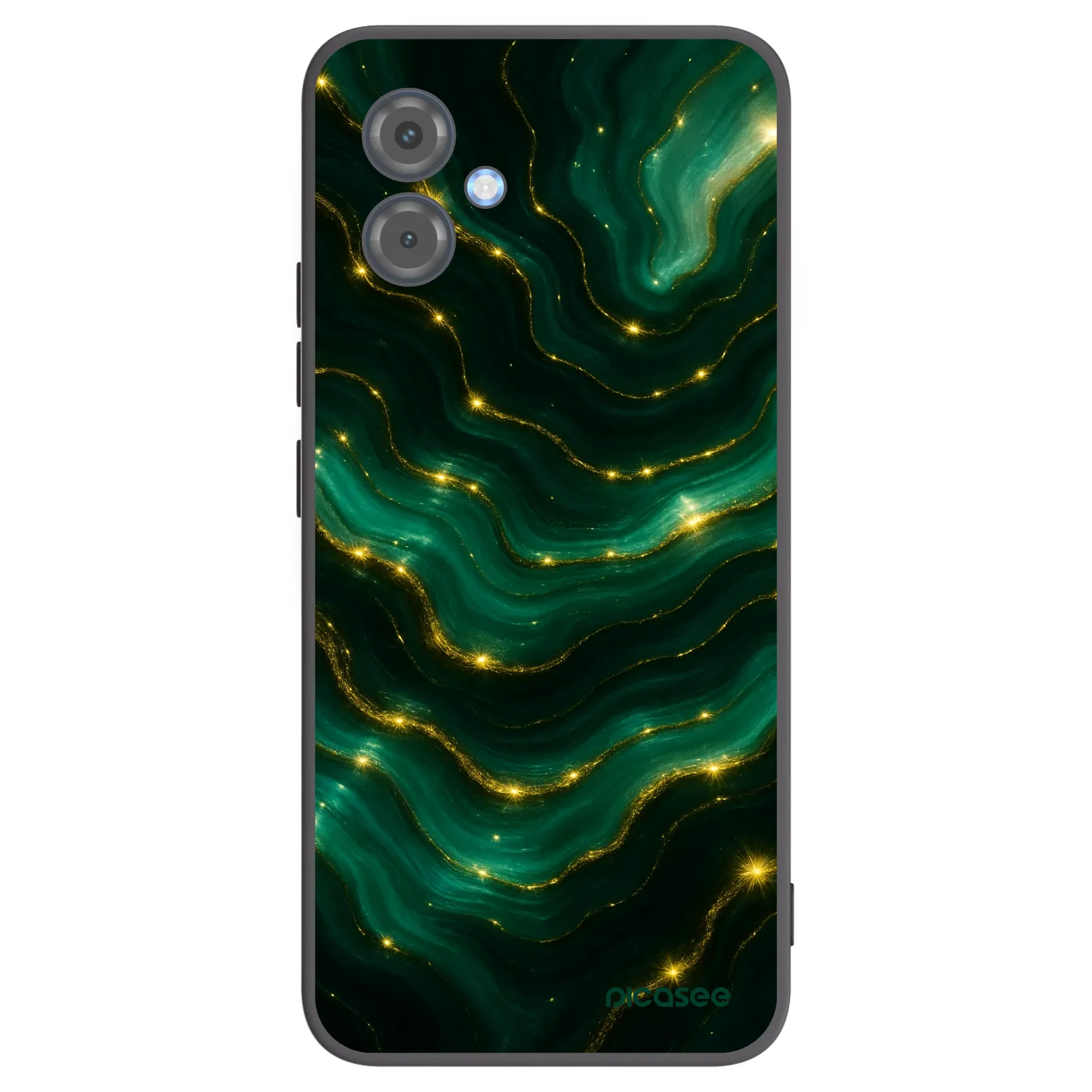 Picasee fekete szilikon tok az alábbi mobiltelefonokra Motorola Moto G14 - Emerald