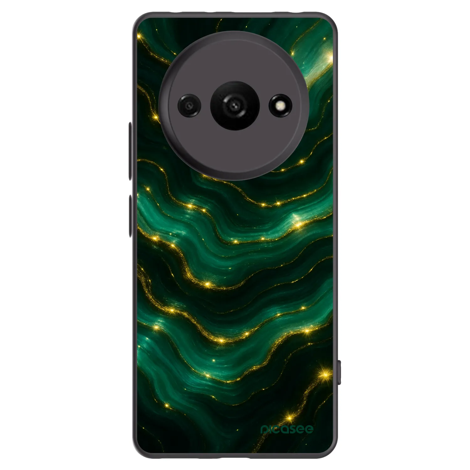 Picasee fekete szilikon tok az alábbi mobiltelefonokra Xiaomi Redmi A3 - Emerald