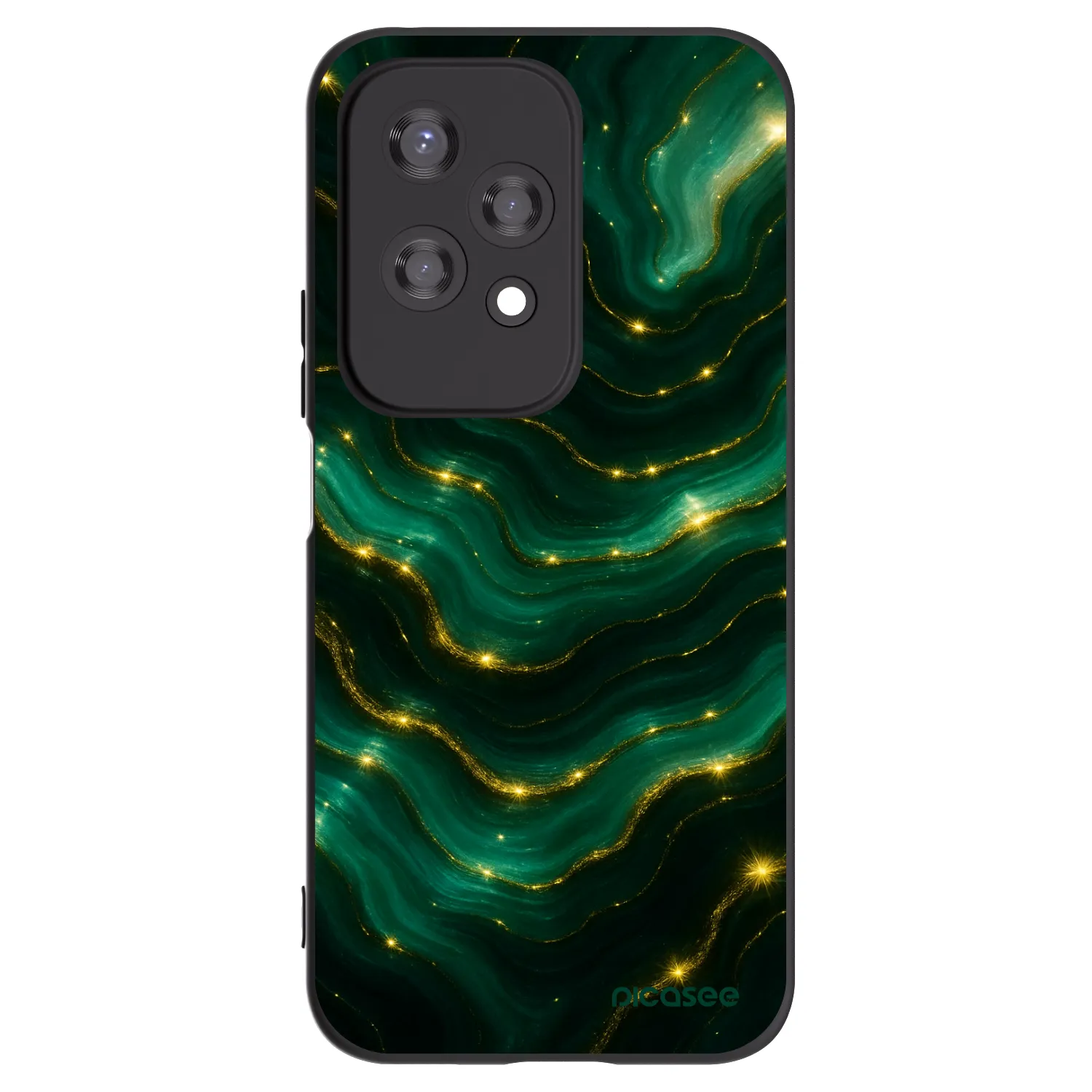 Picasee fekete szilikon tok az alábbi mobiltelefonokra Honor 200 Lite - Emerald