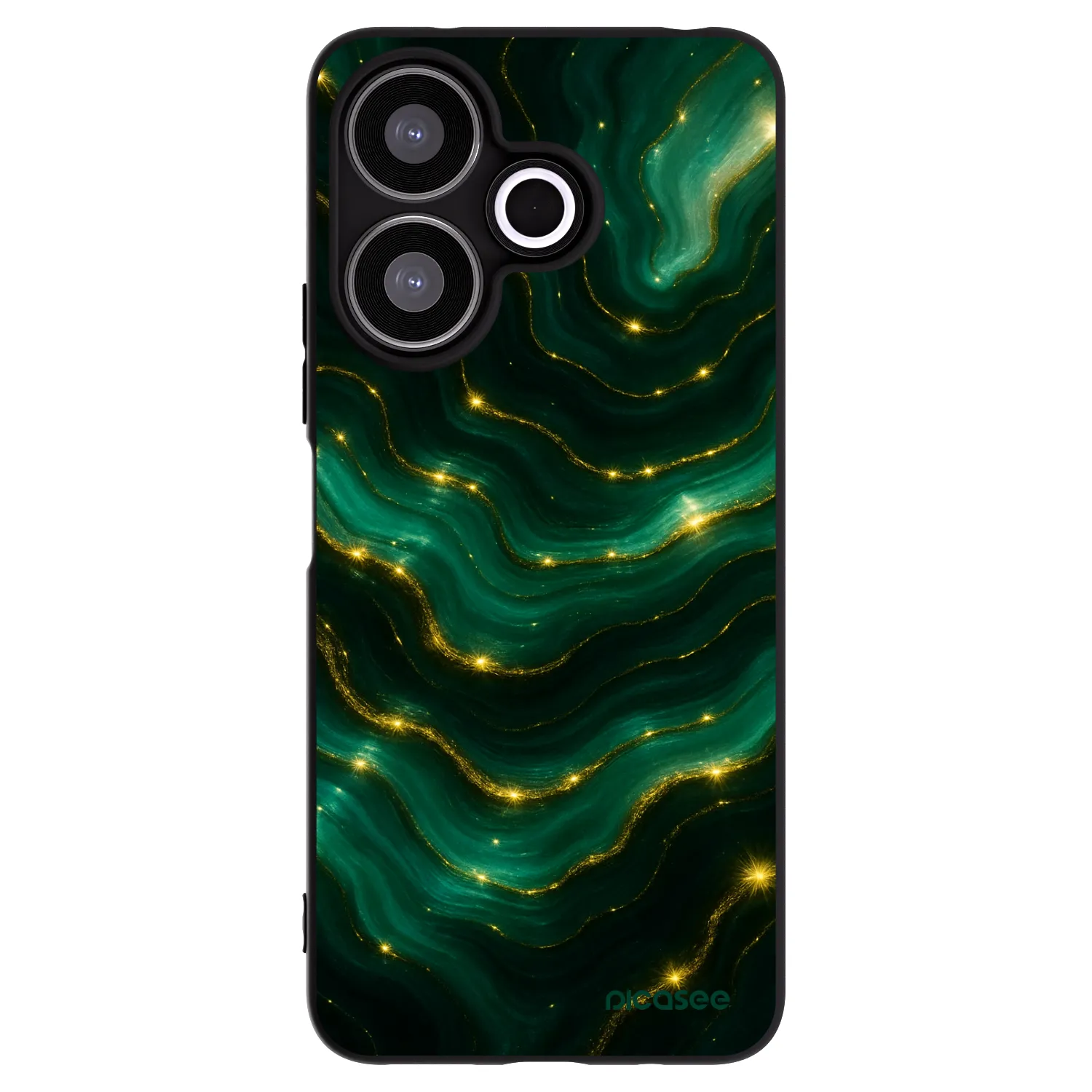 Picasee fekete szilikon tok az alábbi mobiltelefonokra Xiaomi Redmi 13 4G - Emerald