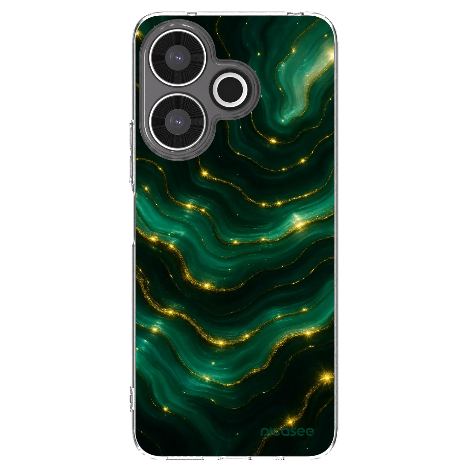 Picasee átlátszó szilikon tok az alábbi mobiltelefonokra Xiaomi Redmi 13 4G - Emerald