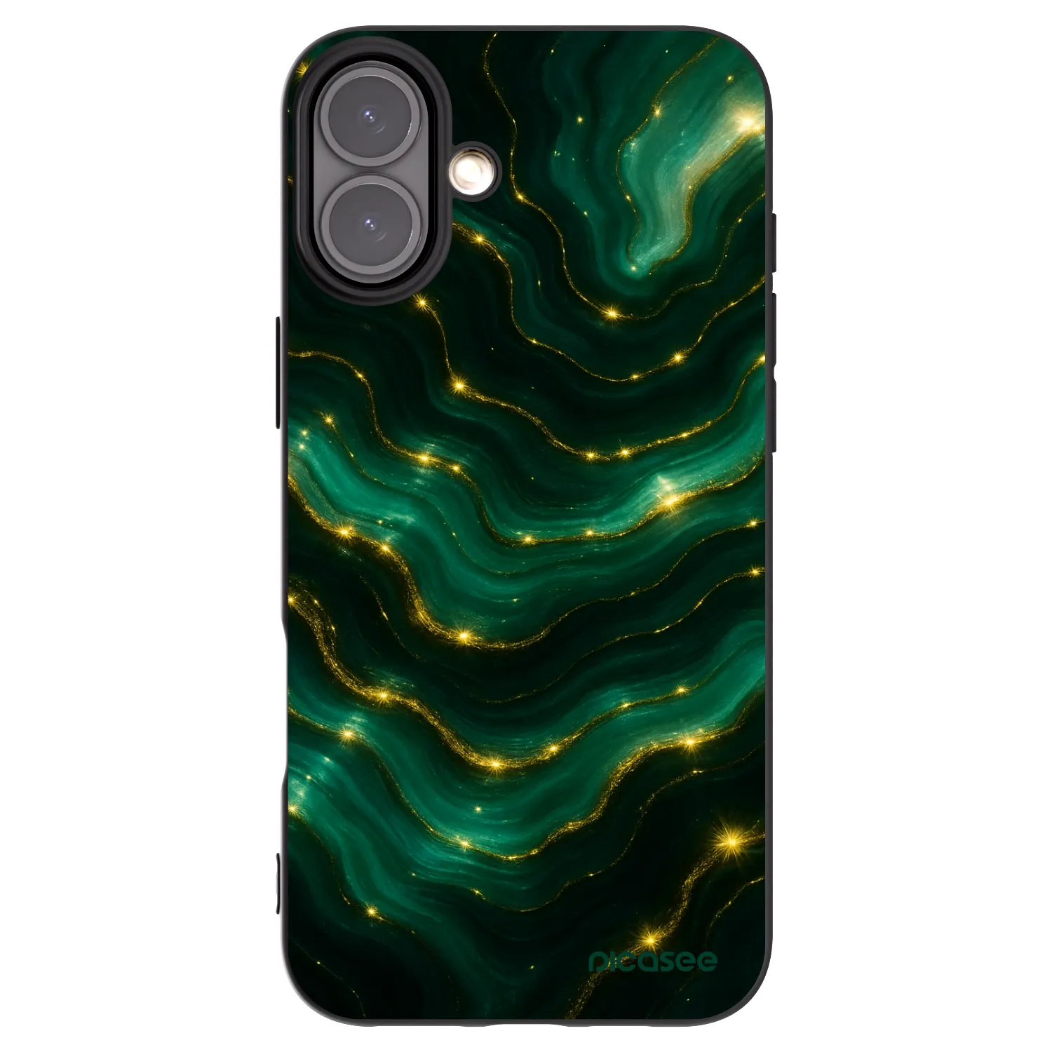 Picasee fekete szilikon tok az alábbi mobiltelefonokra Apple iPhone 16 Plus - Emerald