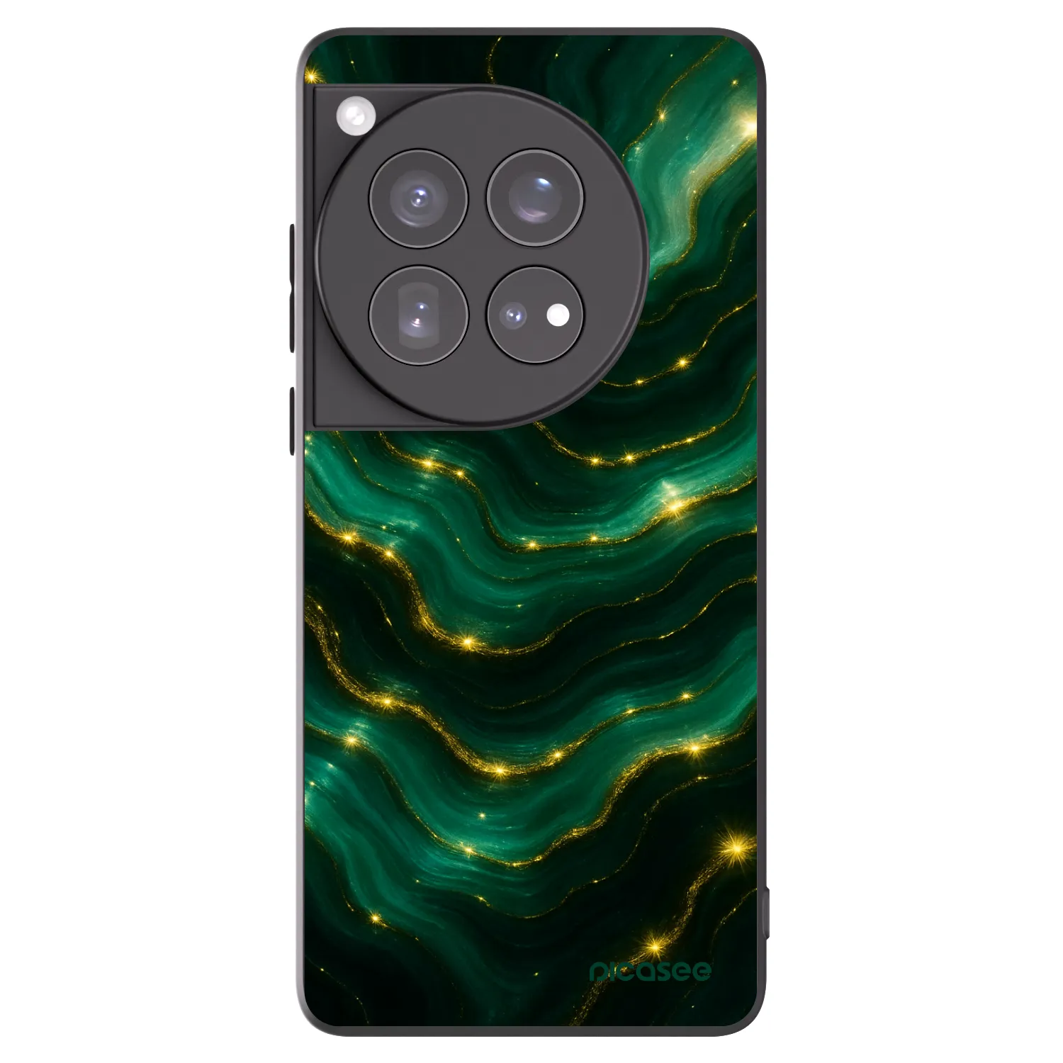 Picasee fekete szilikon tok az alábbi mobiltelefonokra OnePlus 12 5G - Emerald