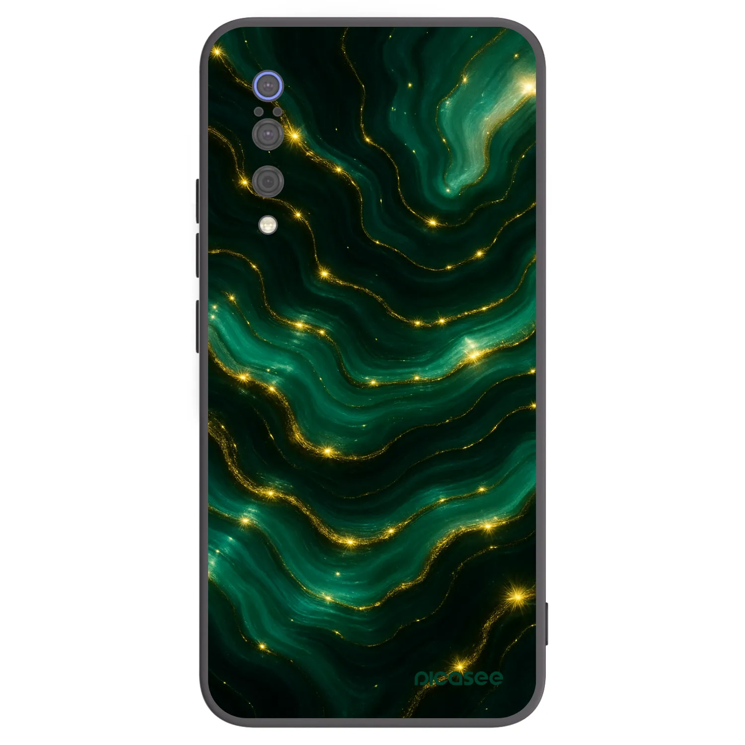 Picasee fekete szilikon tok az alábbi mobiltelefonokra Xiaomi Mi 9 - Emerald