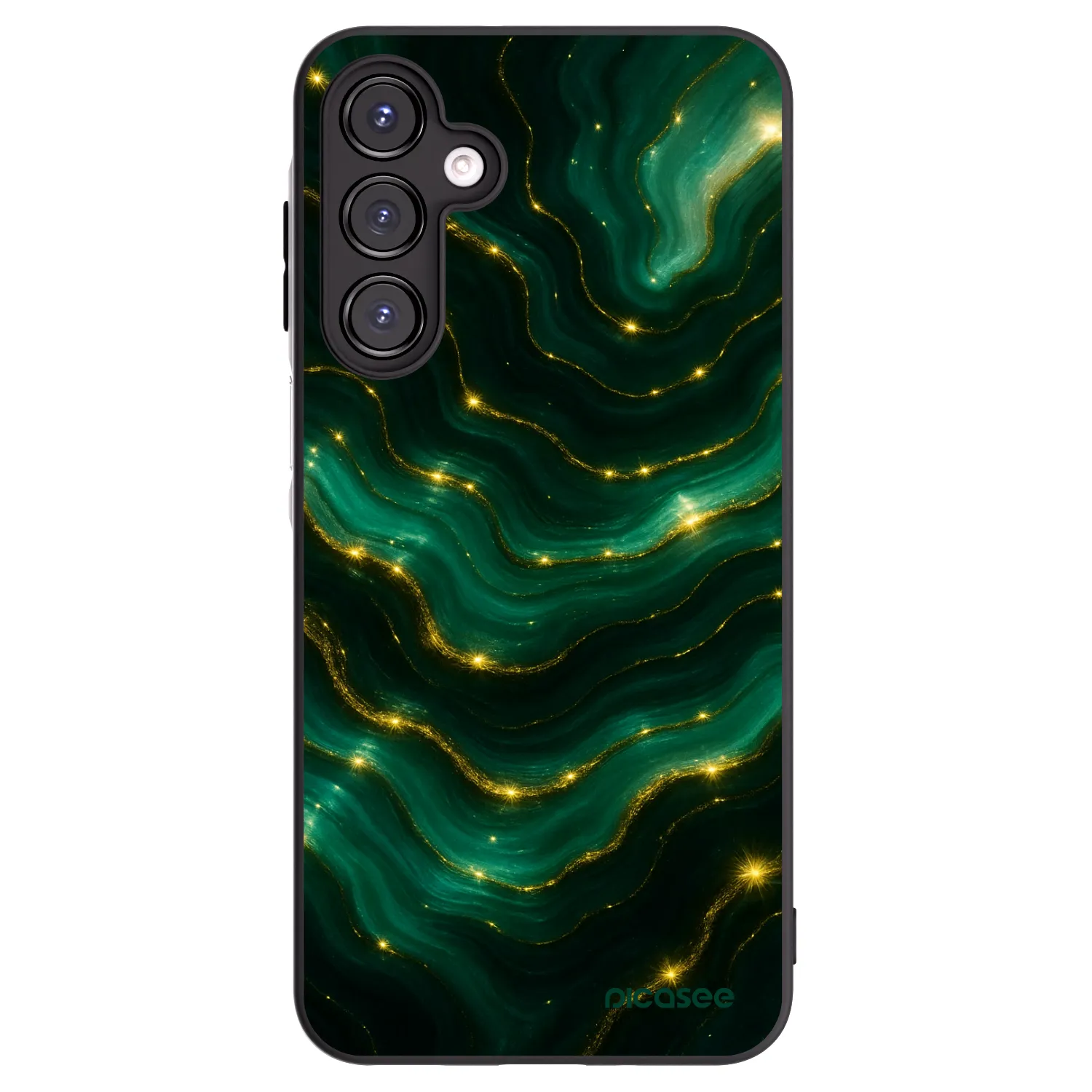 Picasee fekete szilikon tok az alábbi mobiltelefonokra Samsung Galaxy A16 5G - Emerald
