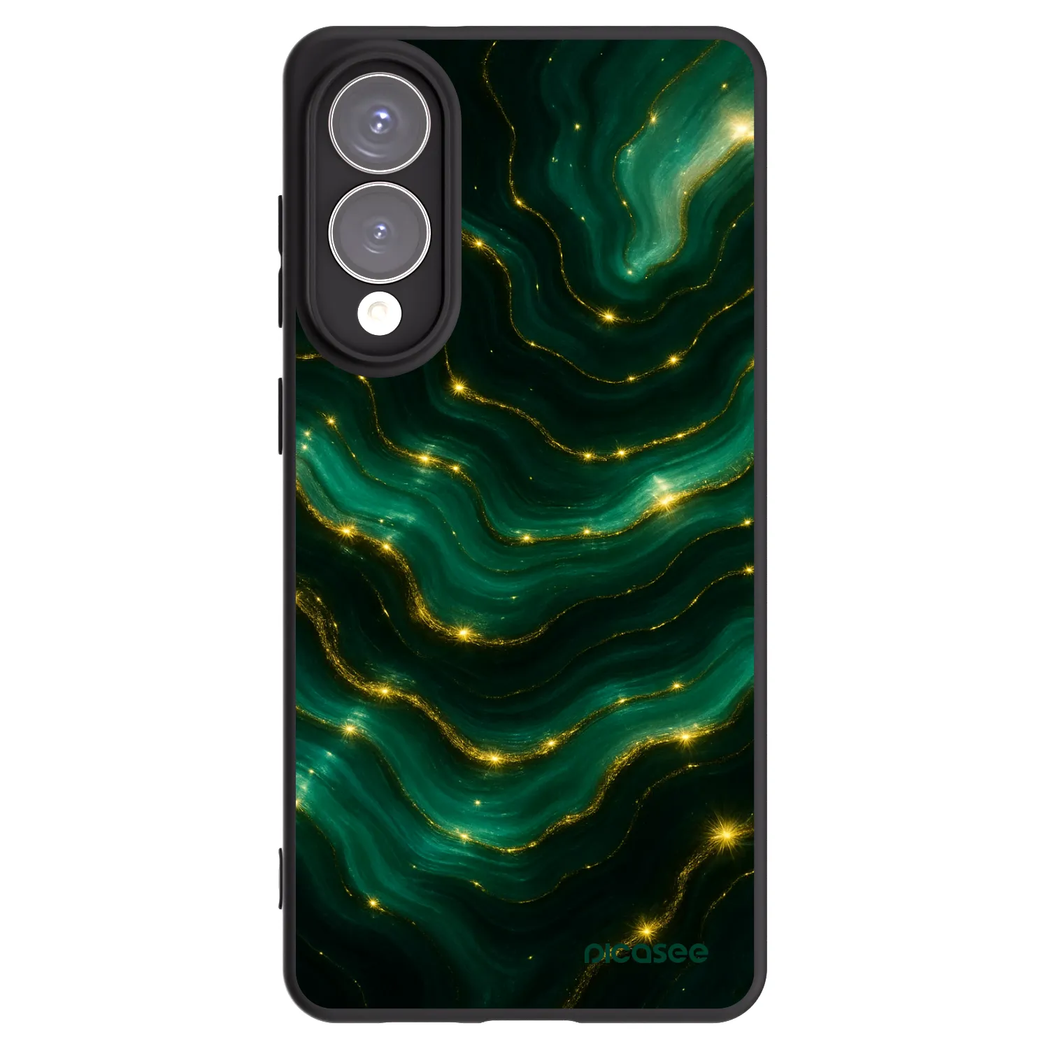 Picasee fekete szilikon tok az alábbi mobiltelefonokra Samsung Galaxy S25 Edge 5G - Emerald